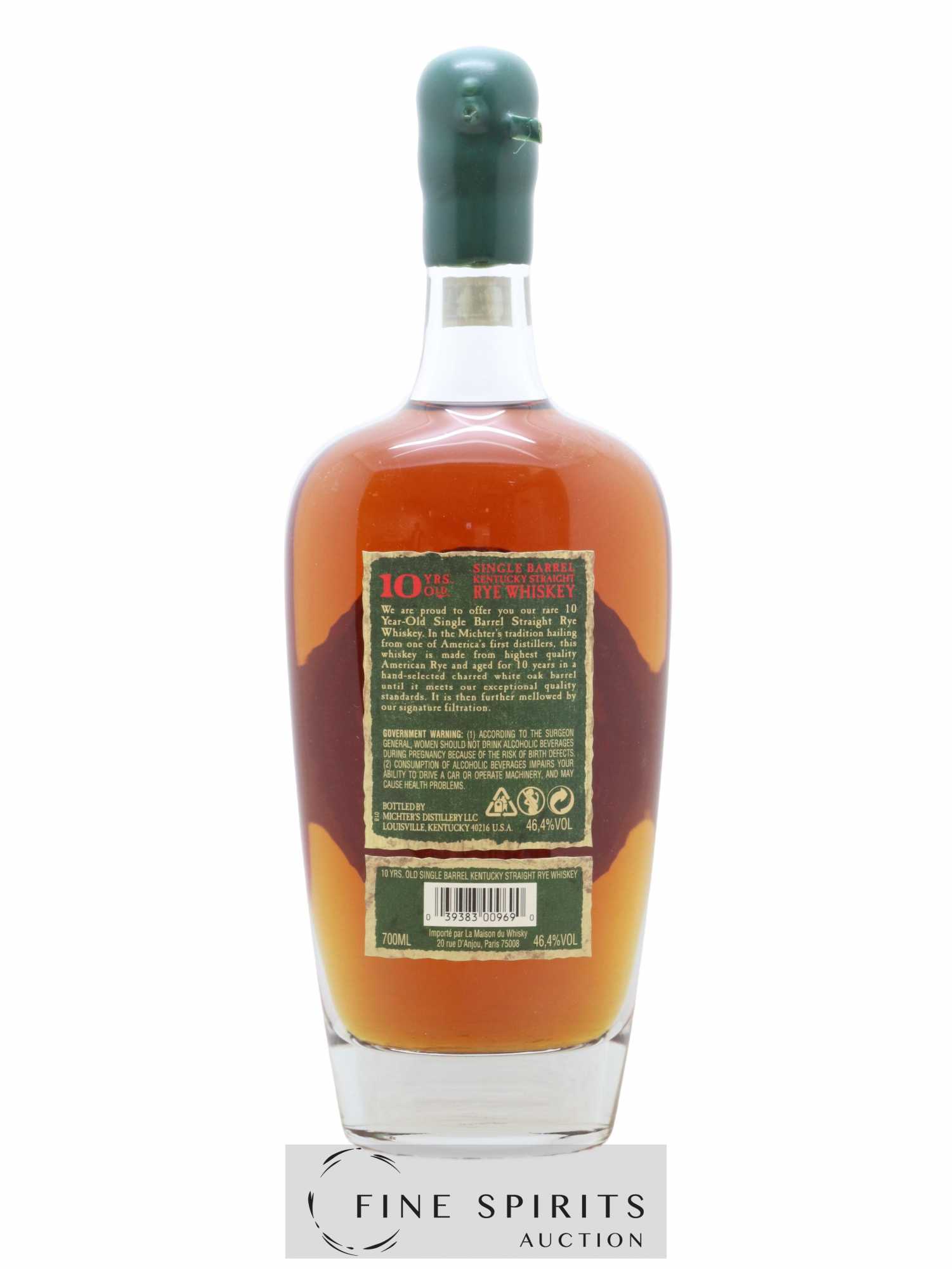 Mitcher's 10 years Of. - Lot de 1 bouteille - 1