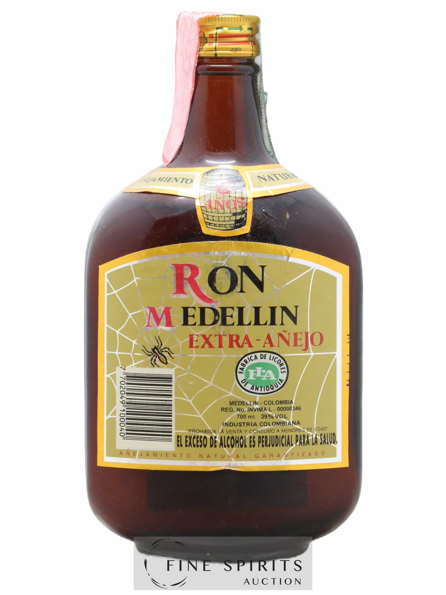 Medellin 8 years Of. Extra-Anejo - Lot de 1 bouteille - 1