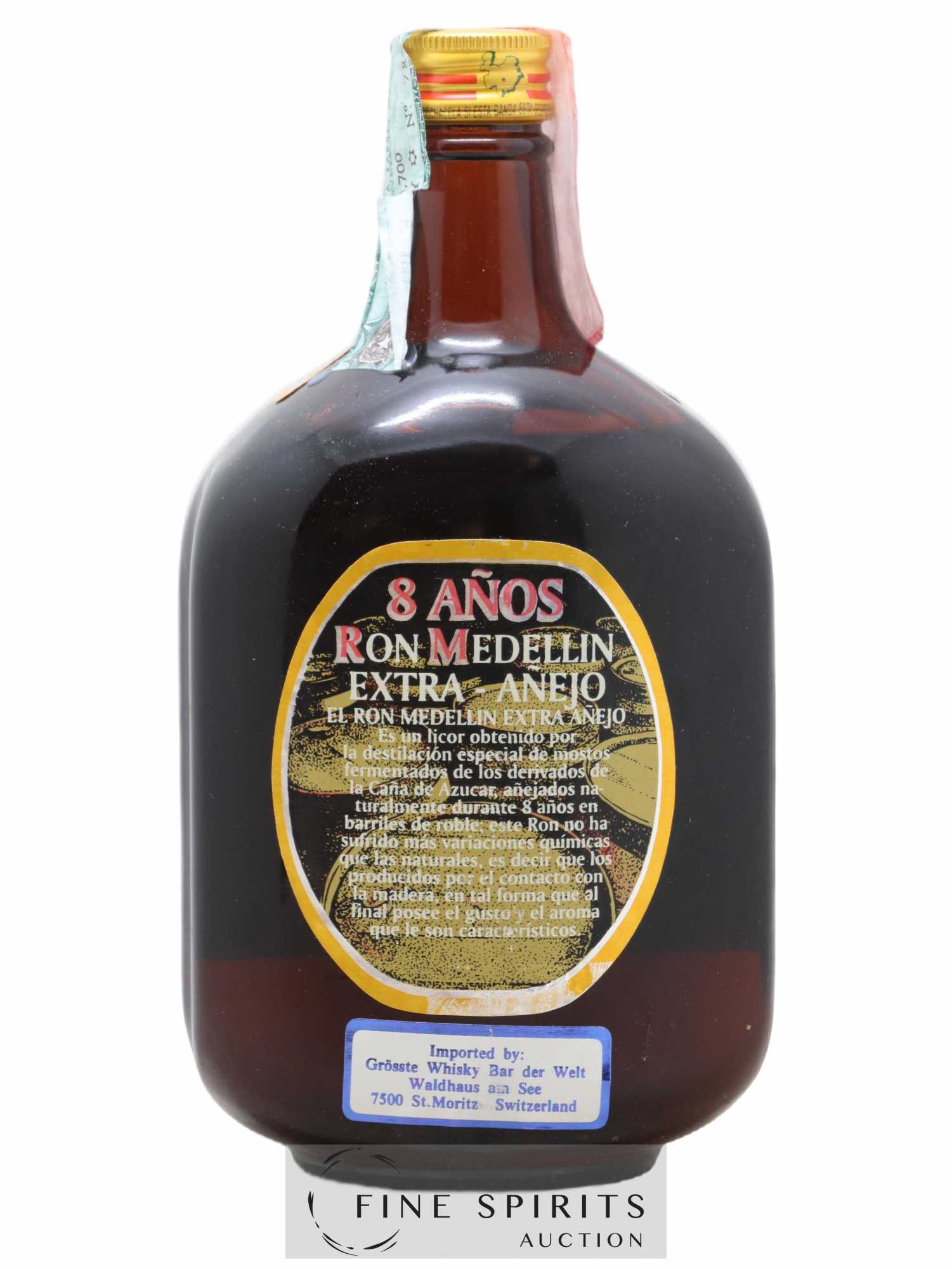 Medellin 8 years Of. Extra-Anejo - Lot de 1 bouteille - 2