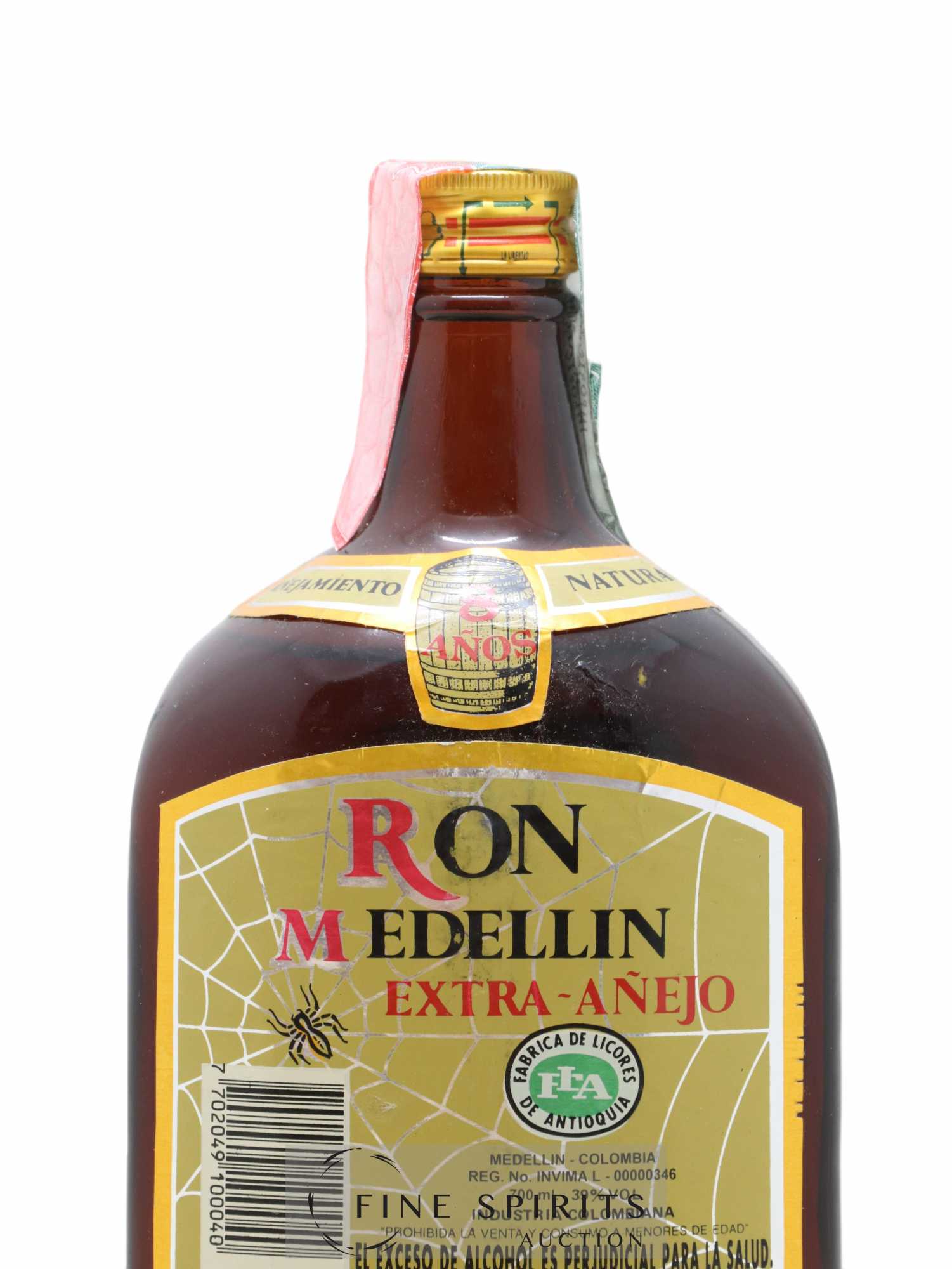 Medellin 8 years Of. Extra-Anejo - Lot de 1 bouteille - 3