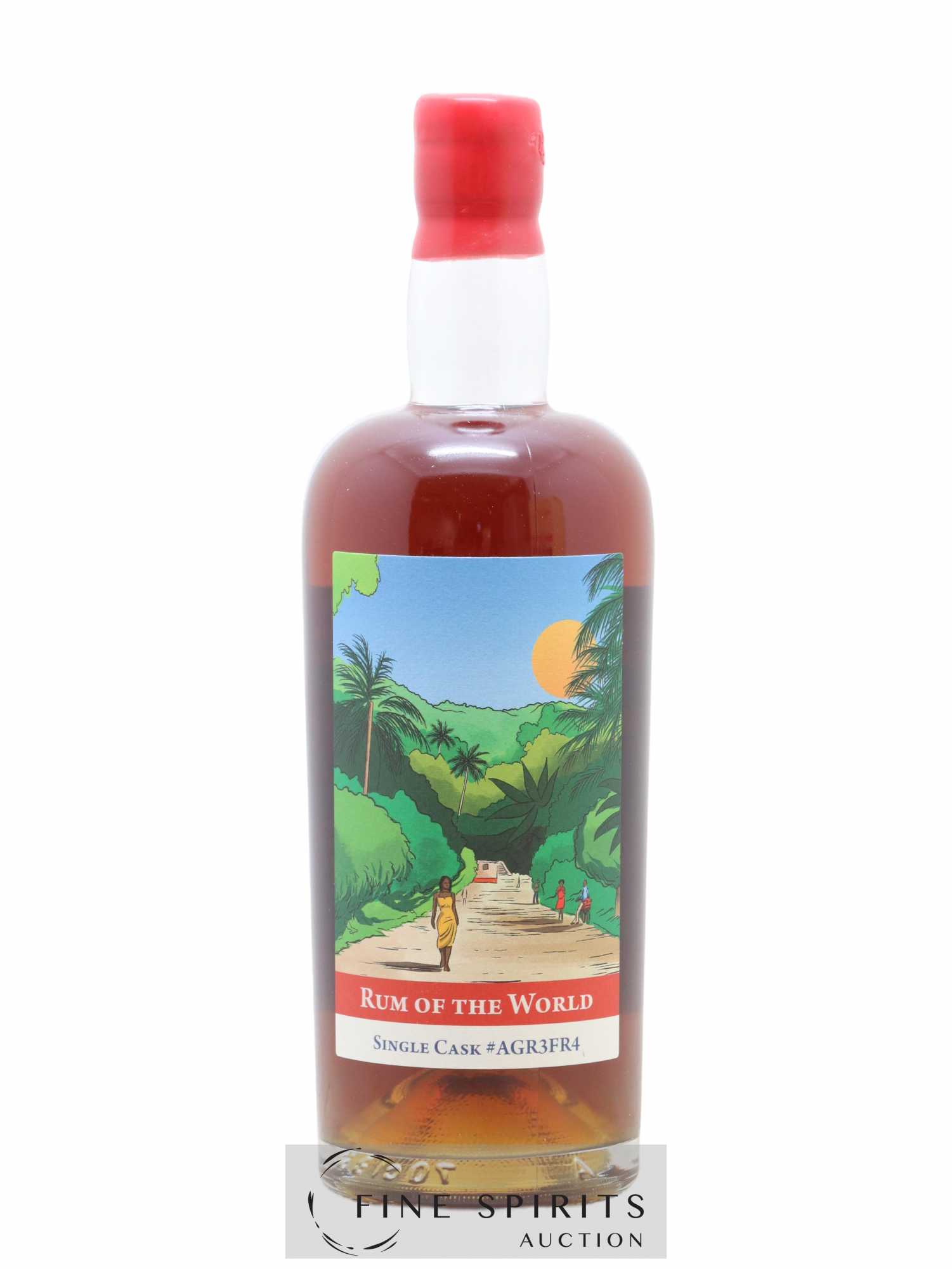 Rum Of The World Of. Antilles Françaises Single Cask n°AGR3FR4 - bottled 2021 LMDW - Lot de 1 bouteille - 1