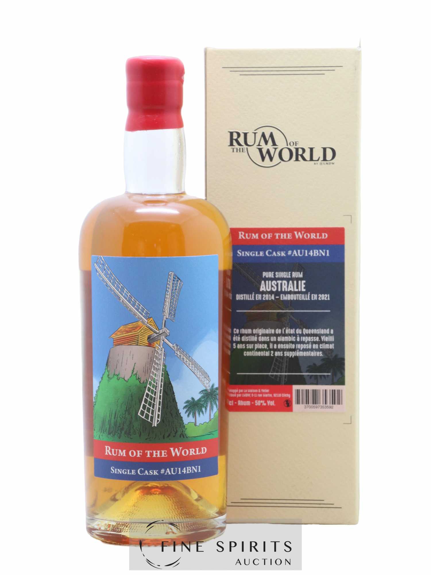 Rum Of The World 2014 Of. Australie Single Cask n°AU14BN1 - bottled 2021 LMDW - Lot de 1 bouteille - 0