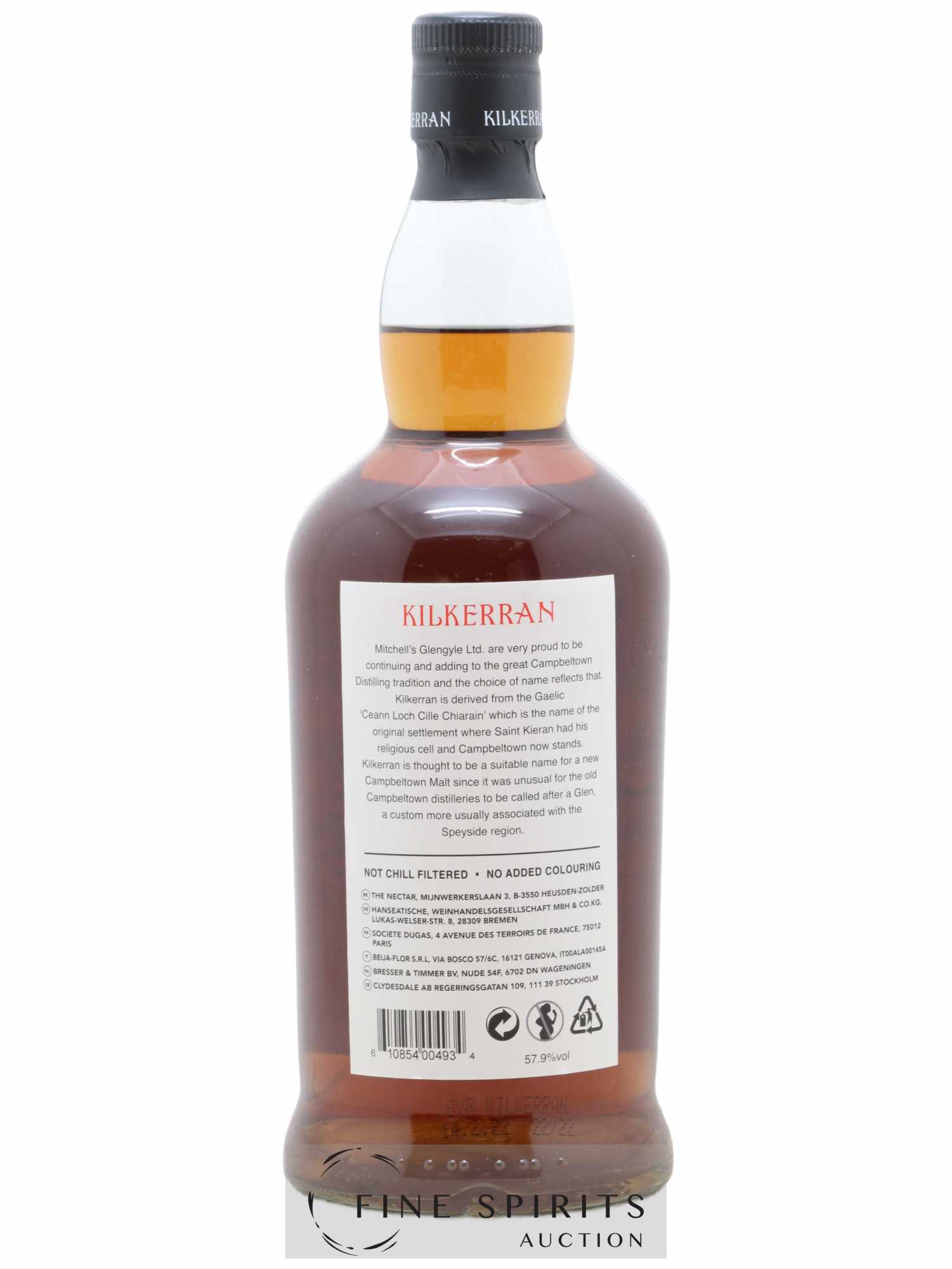 Kilkerran 8 years Of. Port Cask Matured Cask Strength - Lot de 1 bouteille - 1