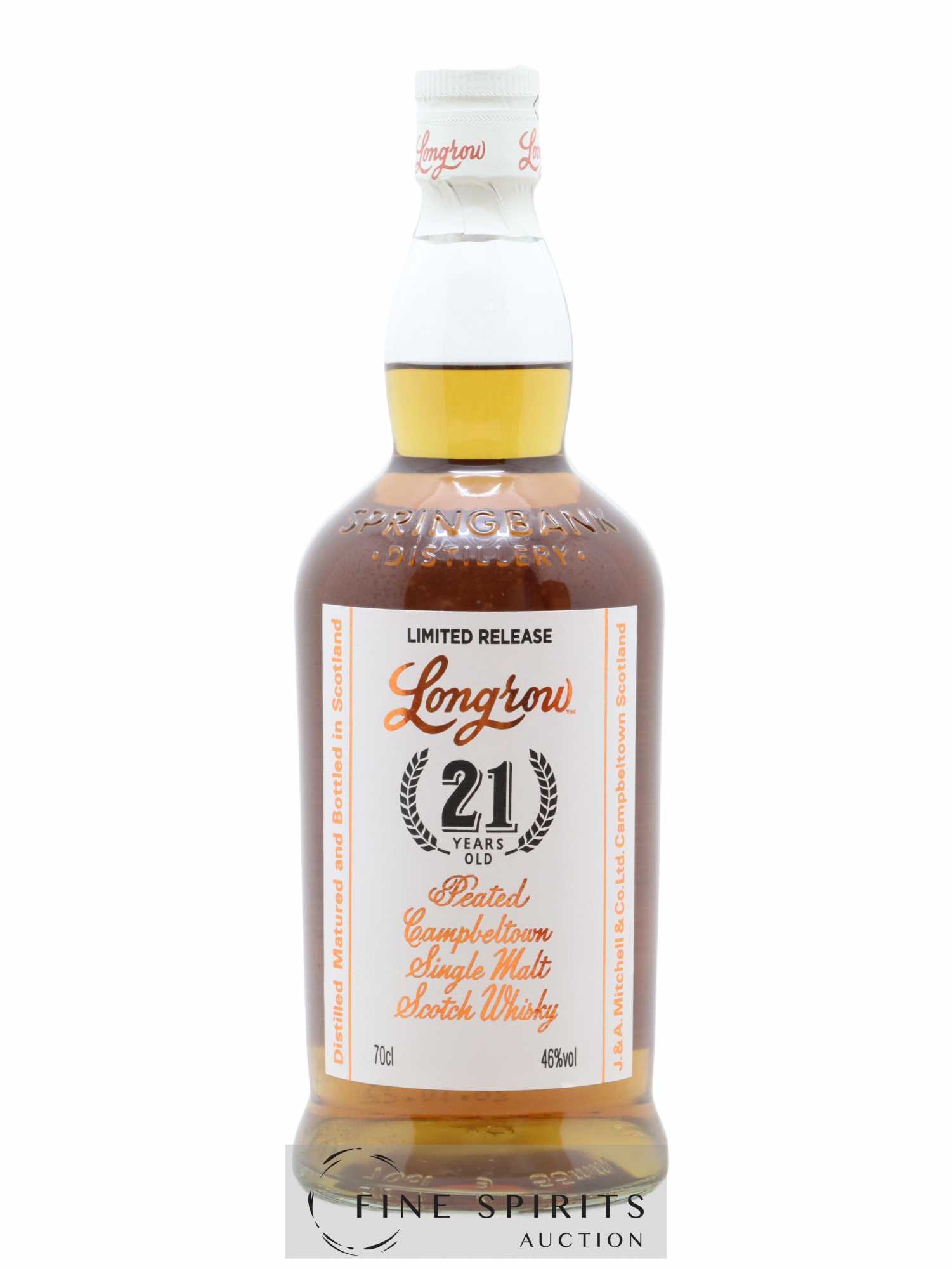 Longrow 21 years Of. Peated Limited Release - Lot de 1 bouteille - 1