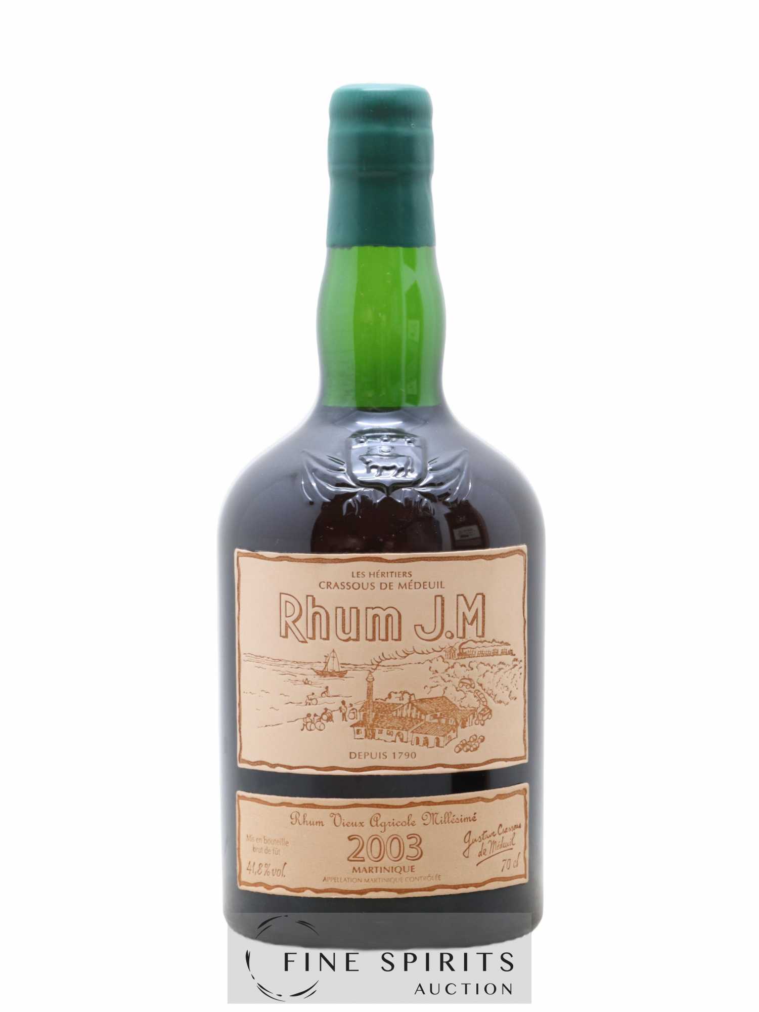 J.M 15 years 2003 Of. bottled 2020 Brut de Fût - Lot de 1 bouteille - 1