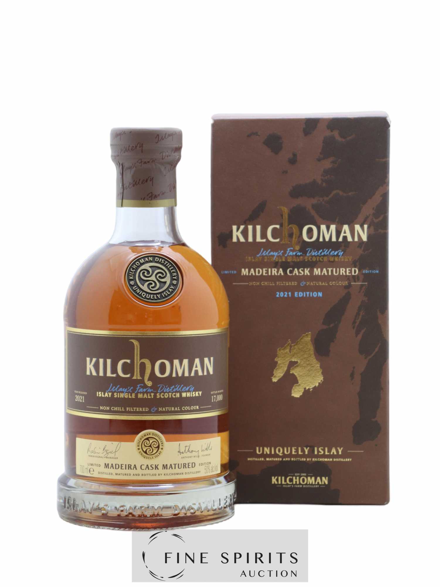 Kilchoman Of. Madeira Cask Matured One of 17000 - 2021 Release Limited Edition - Posten von 1 Flasche - 0