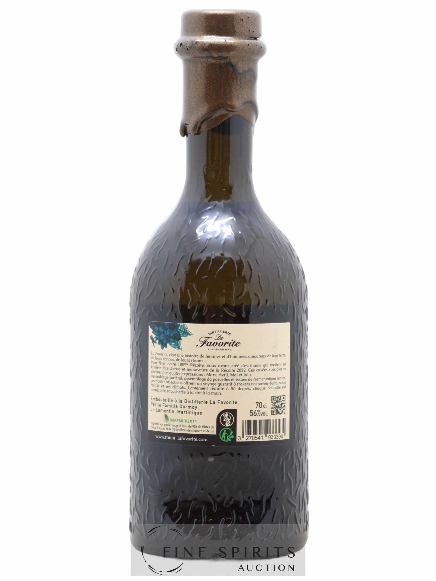 La Favorite 2022 Of. Récolte de Mai One of 5000 - bottled 2022 180ème Récolte - Lot de 1 bouteille - 1