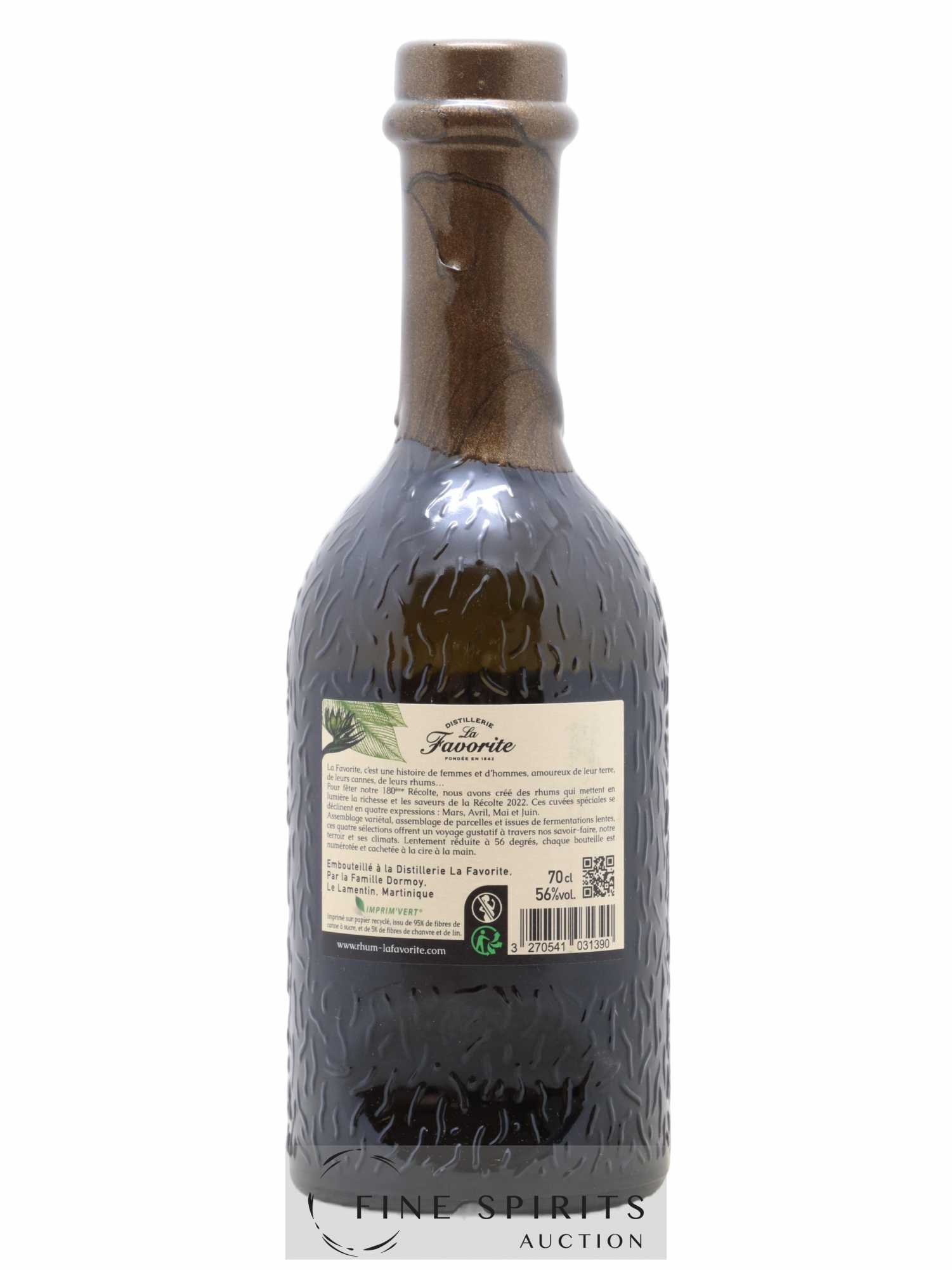La Favorite 2022 Of. Récolte de Mars One of 5000 - bottled 2022 180ème Récolte - Lot de 1 bouteille - 1