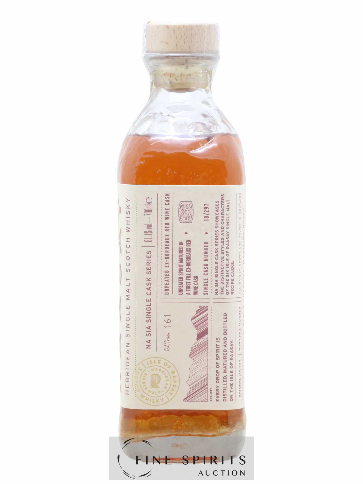 Isle of Raasay Of. Unpeated Ex-Bordeaux Red Wine Cask n°18-297 Na Sia Single Cask Series - Posten von 1 Flasche - 1
