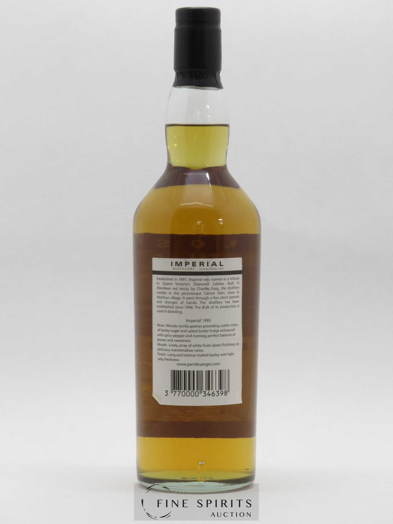 Imperial 18 years 1995 Of. Closed Distilleries One of 196 bottles - bottled 2013 Part des Anges Limited Edition - Lot of 1 bottle - 1
