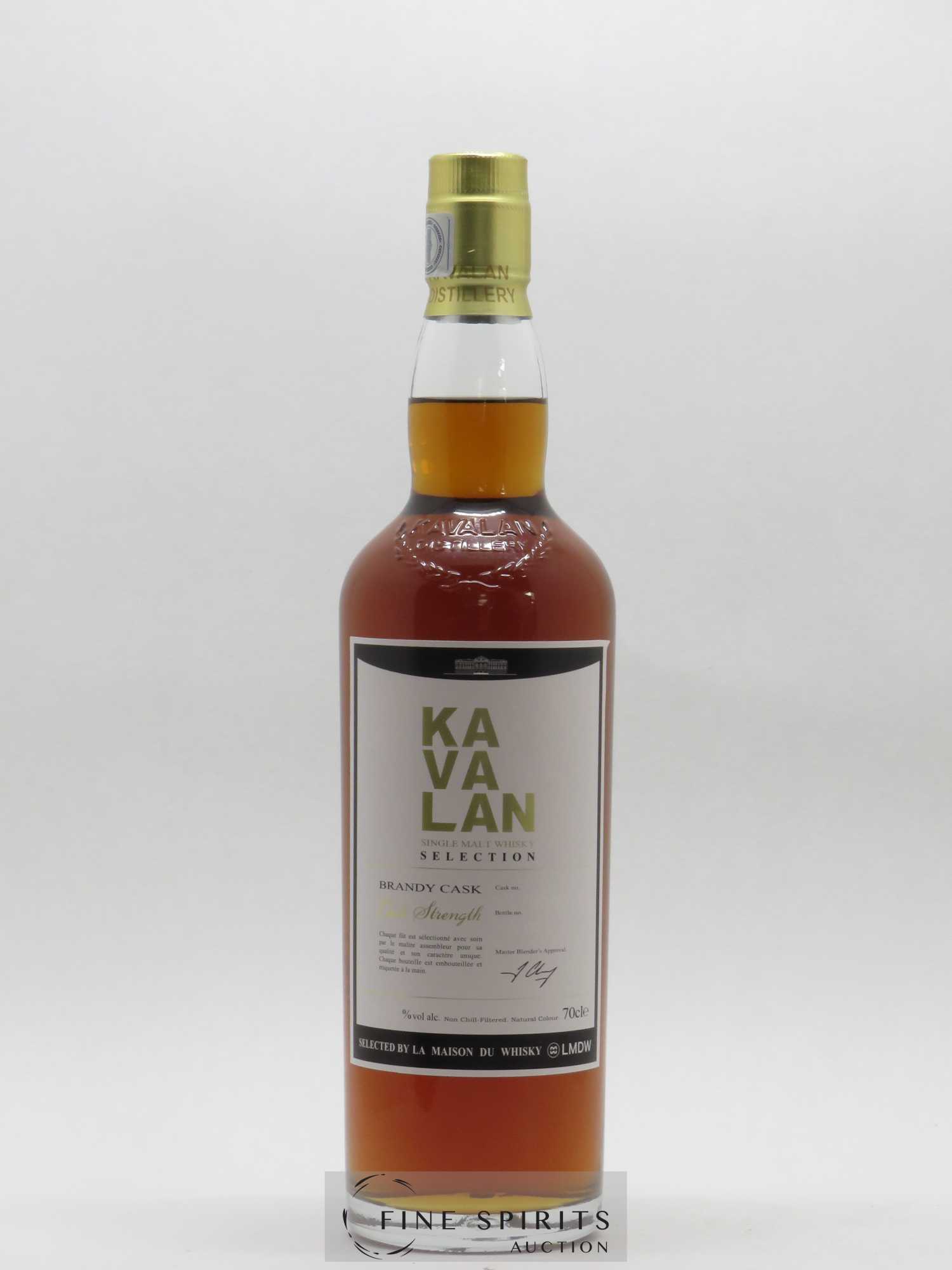 Kavalan Of. Brandy Cask Cask n°A090620014 - One of 152 bottles - bottled 2017 Cask Strength N°072 - Posten von 1 Flasche - 1