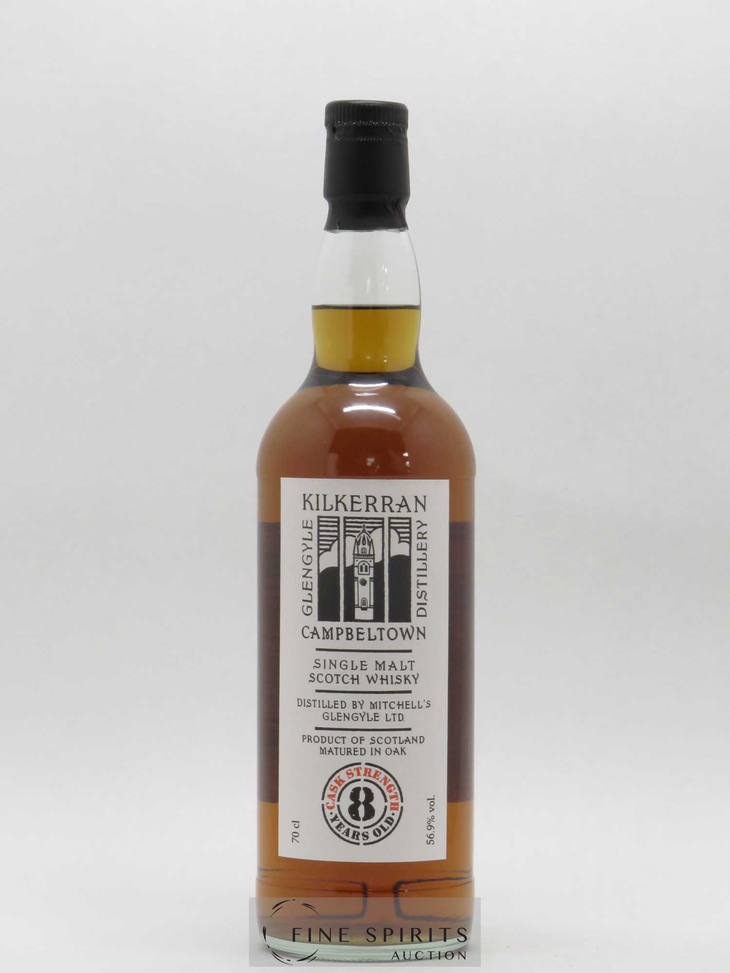 Kilkerran 8 years Of. Mitchell's Glengyle Cask Strength - Lot of 1 bottle - 1