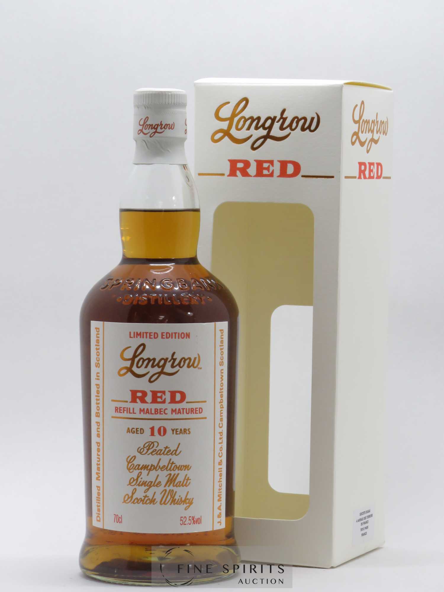 Longrow 10 years Of. Red Peated - Refill Malbec Matured Limited Edition - Posten von 1 Flasche - 0