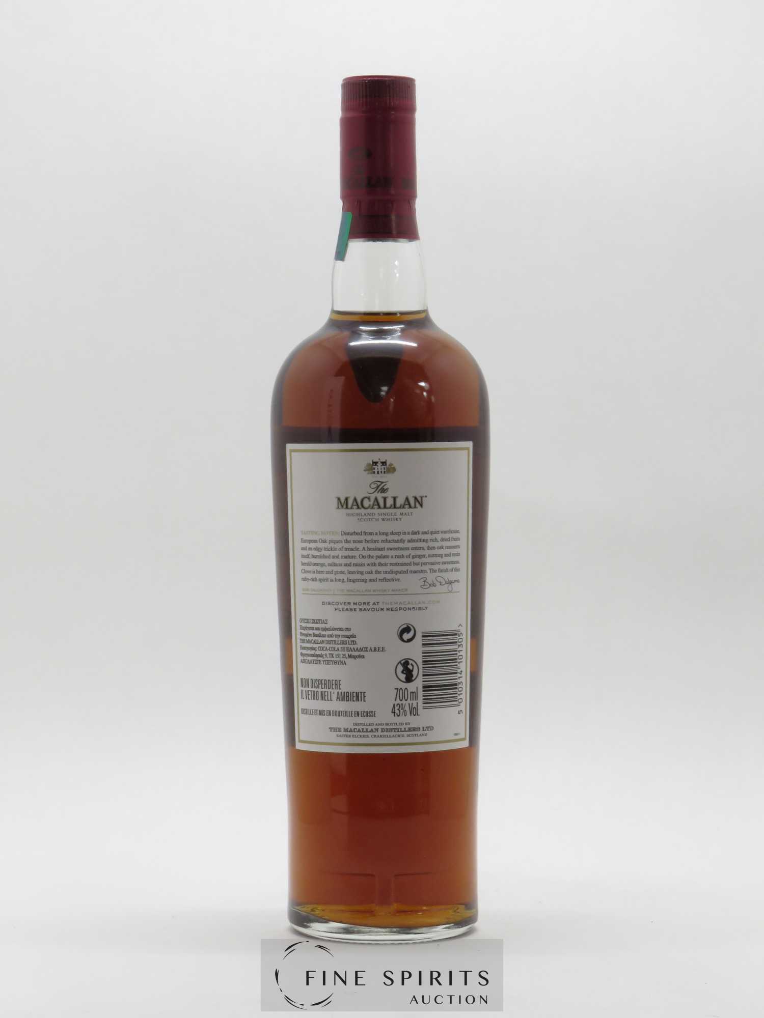 Macallan (The) Of. Ruby Sherry Oak Casks - Lot de 1 bouteille - 2