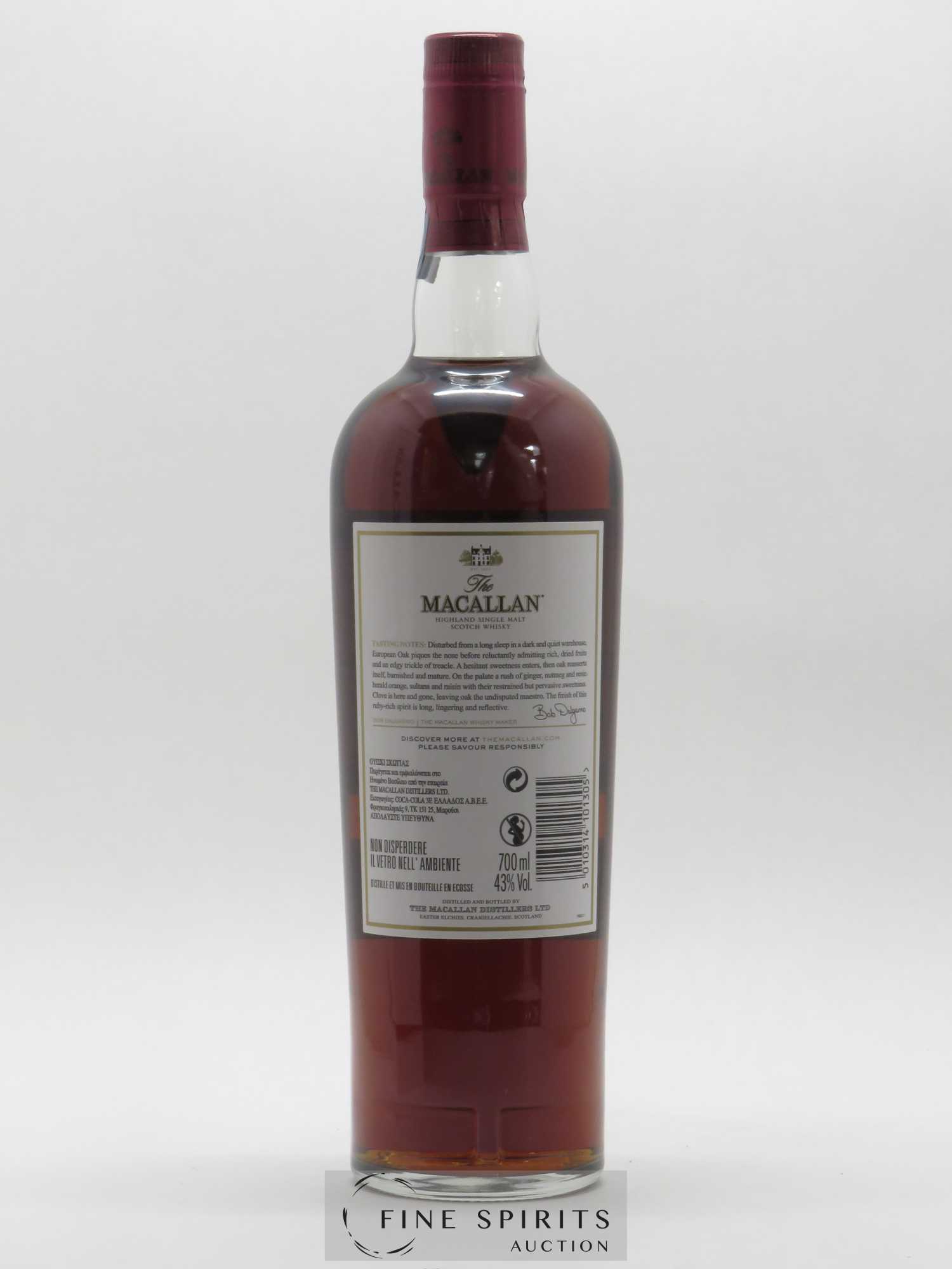 Macallan (The) Of. Ruby Sherry Oak Casks - Lot de 1 bouteille - 2