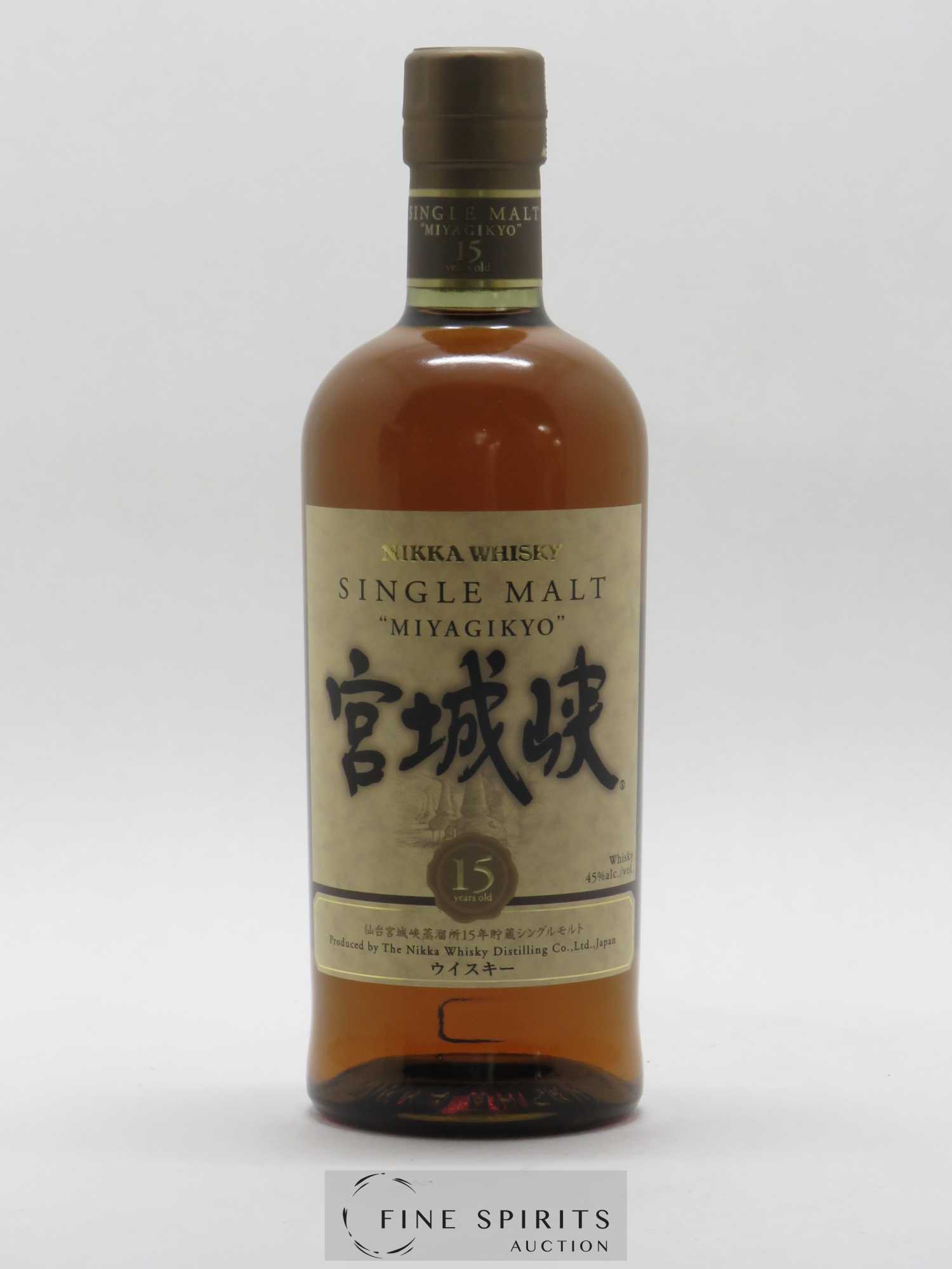 Miyagikyo 15 years Of. Nikka Whisky - Lot de 1 bouteille - 1