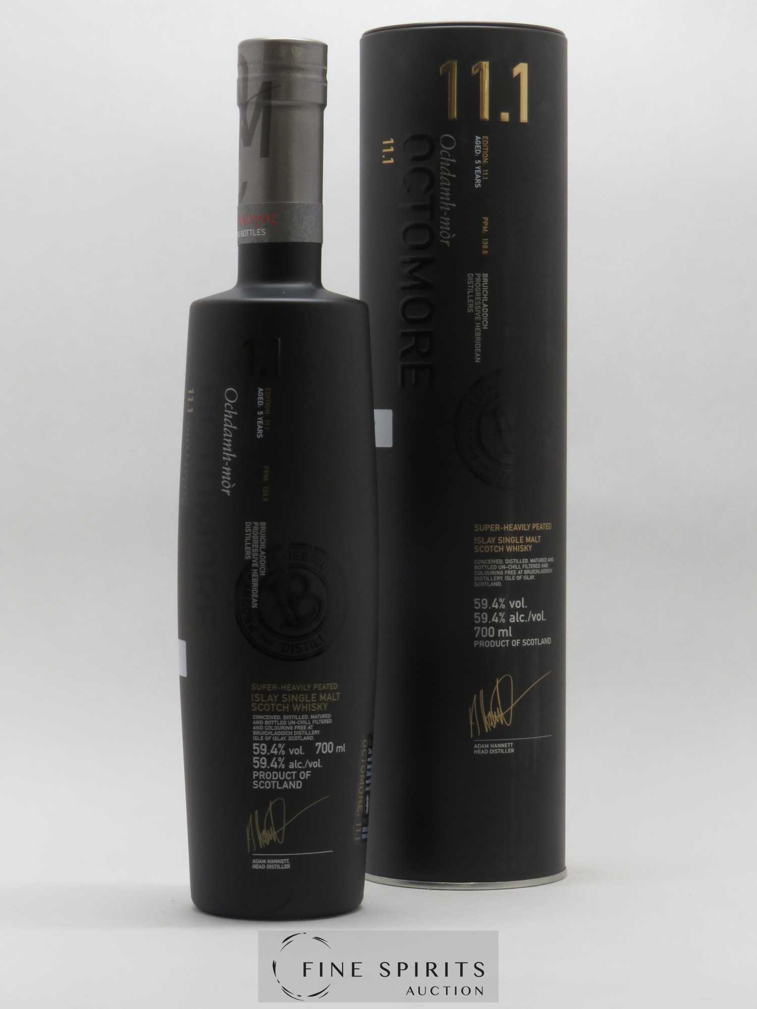 Octomore 5 years Of. Edition 11.1 Super-Heavily Peated - One of 30.000 bottles Limited Edition - Lot de 1 bouteille - 0