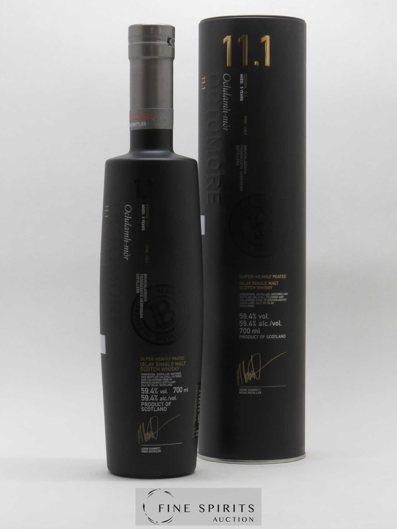 Octomore 5 years Of. Edition 11.1 Super-Heavily Peated - One of 30.000 bottles Limited Edition - Lot de 1 bouteille - 0