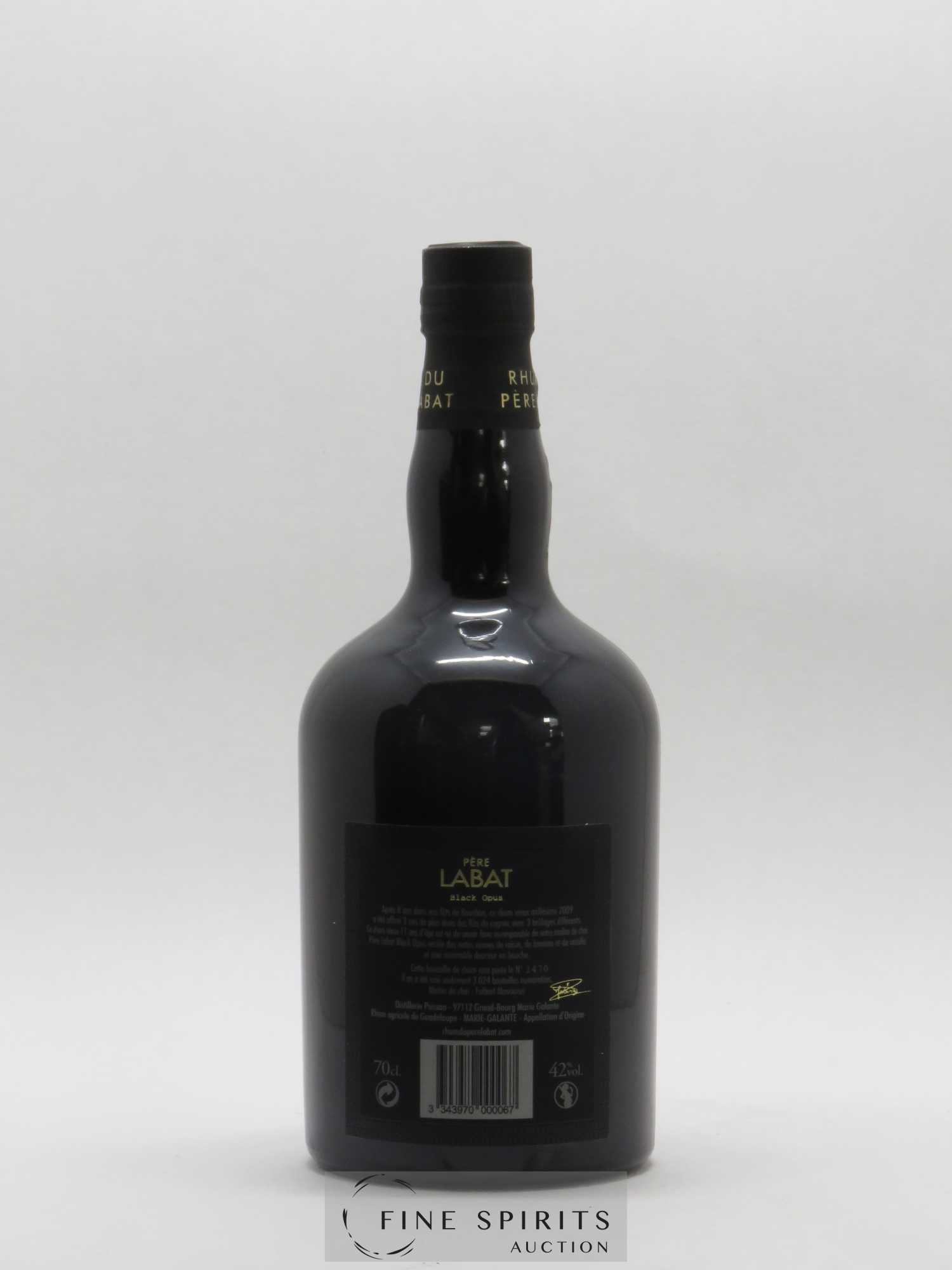 Père Labat 11 years 2009 Of. Black Opus One of 3 024 bottles N°1470 - Posten von 1 Flasche - 2