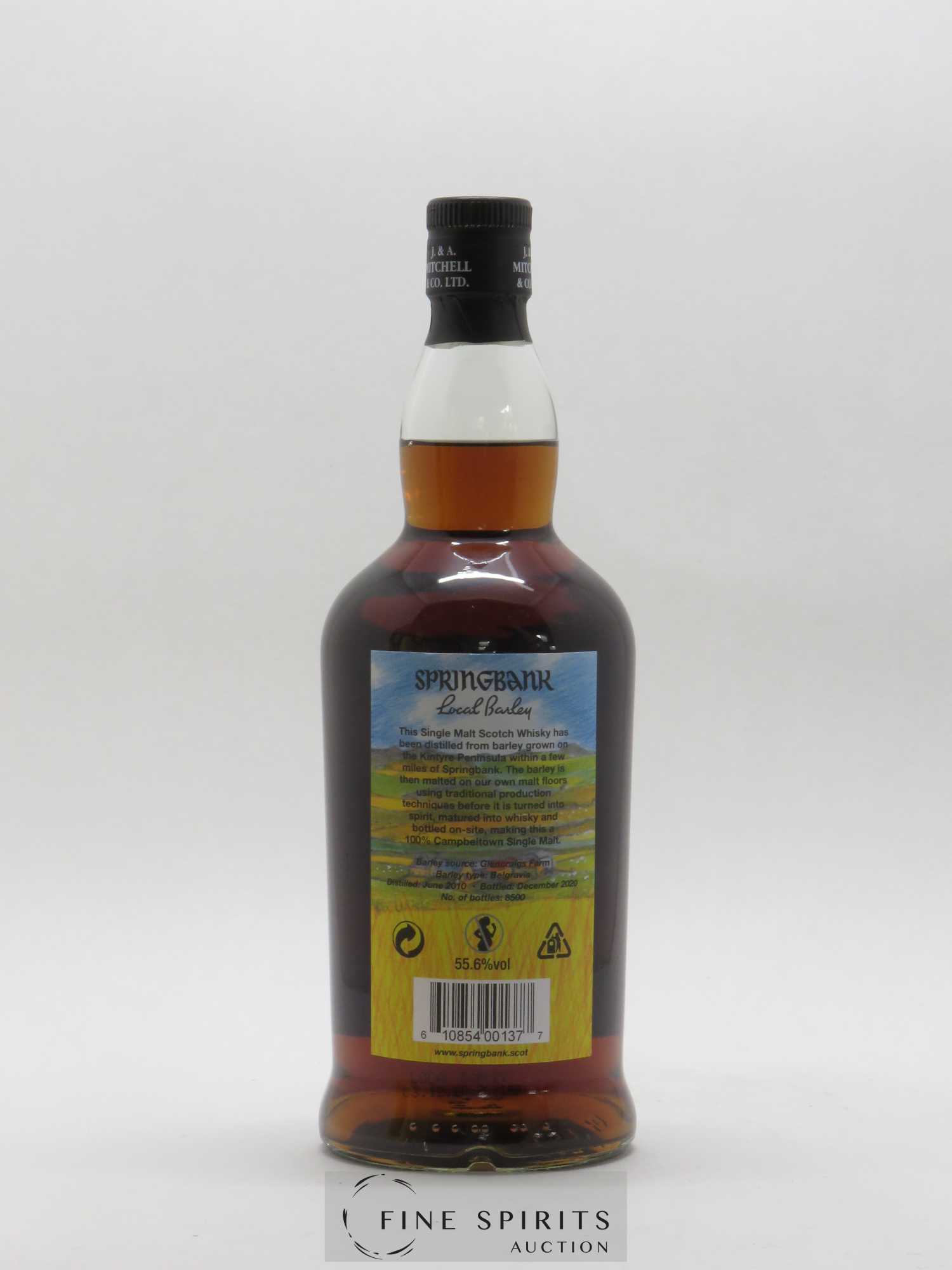 Springbank 10 years 2010 Of. Local Barley One of 8500 - bottled 2020 - Lot de 1 bouteille - 2