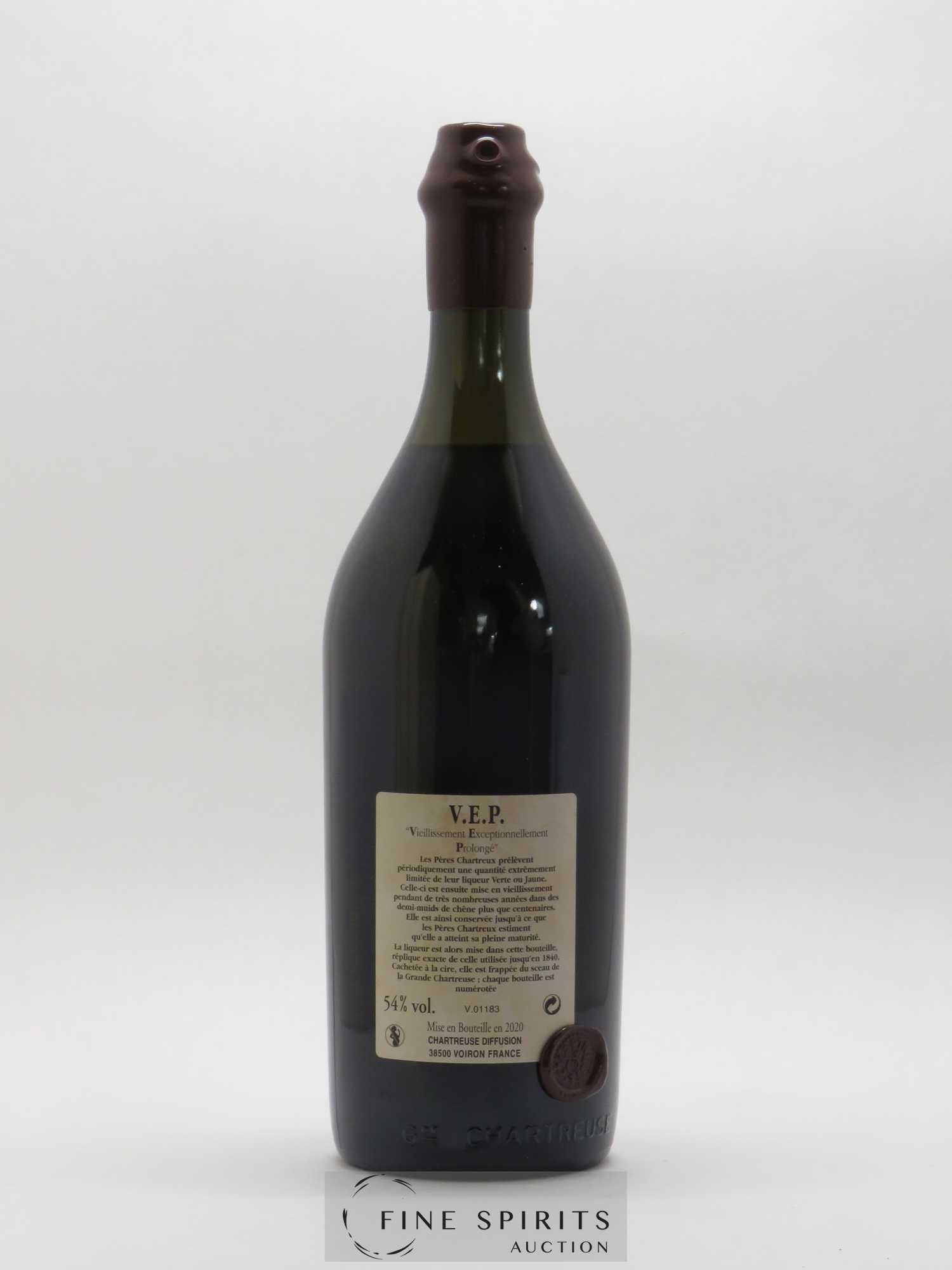 Chartreuse Of. Verte V.E.P. Mise 2020 - Posten von 1 Liter - 2