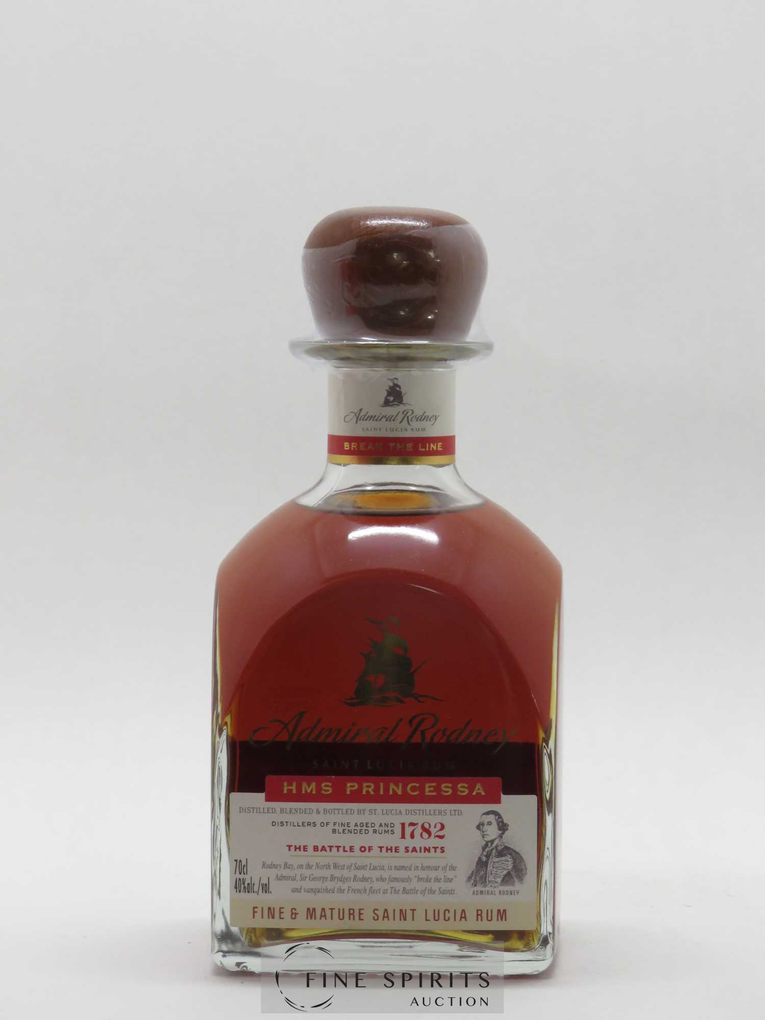 Admiral Rodney Of. The Battle of The Saints HMS Princessa - Lot de 1 bouteille - 1