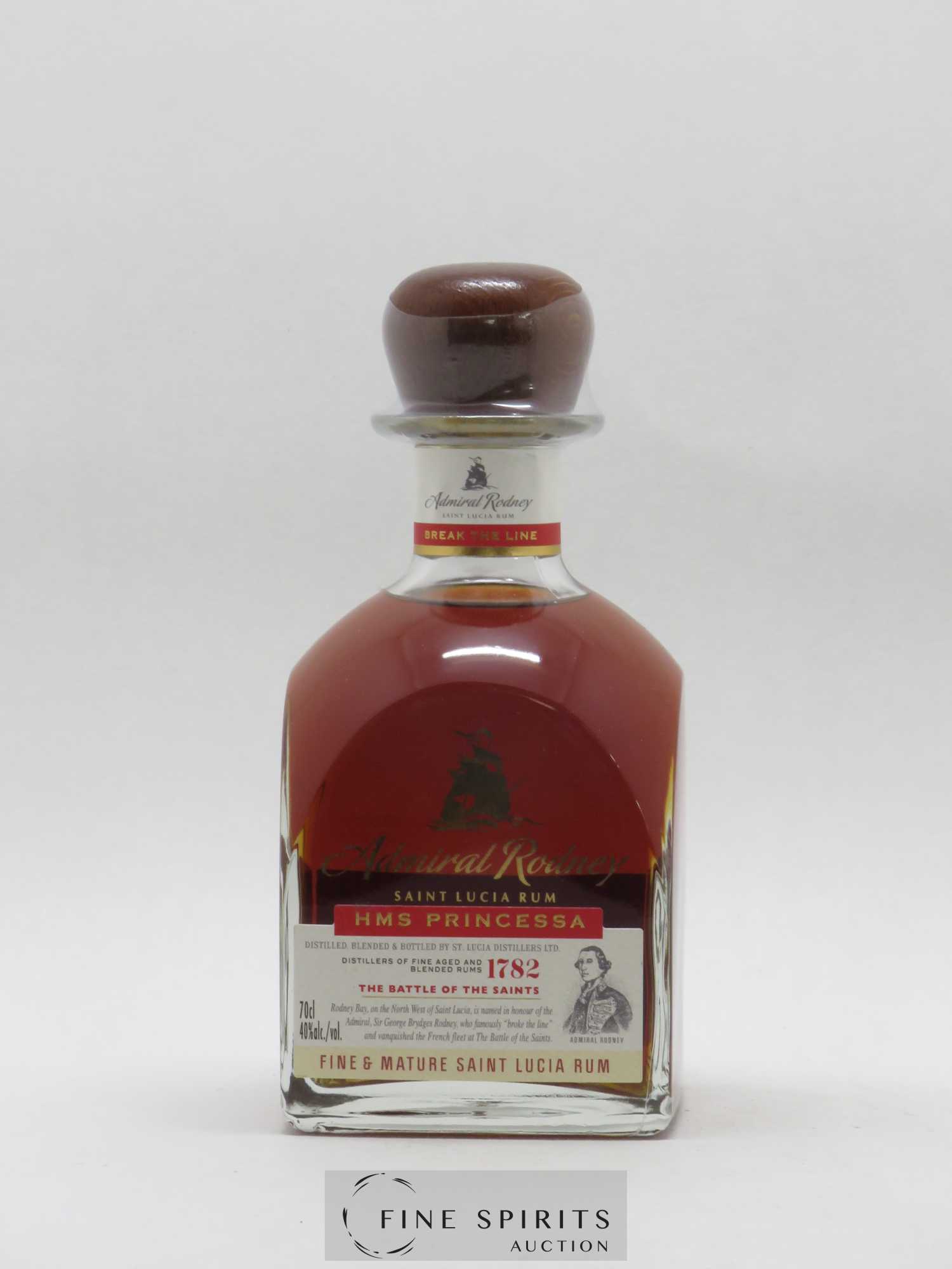 Admiral Rodney Of. The Battle of The Saints HMS Princessa - Lot de 1 bouteille - 0