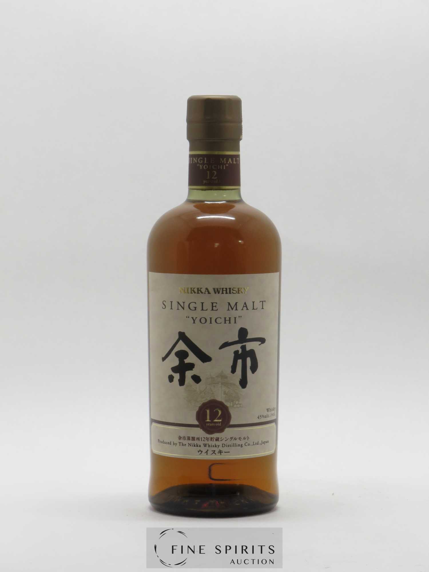 Yoichi 12 years Of. Nikka Whisky - Lot de 1 bouteille - 1