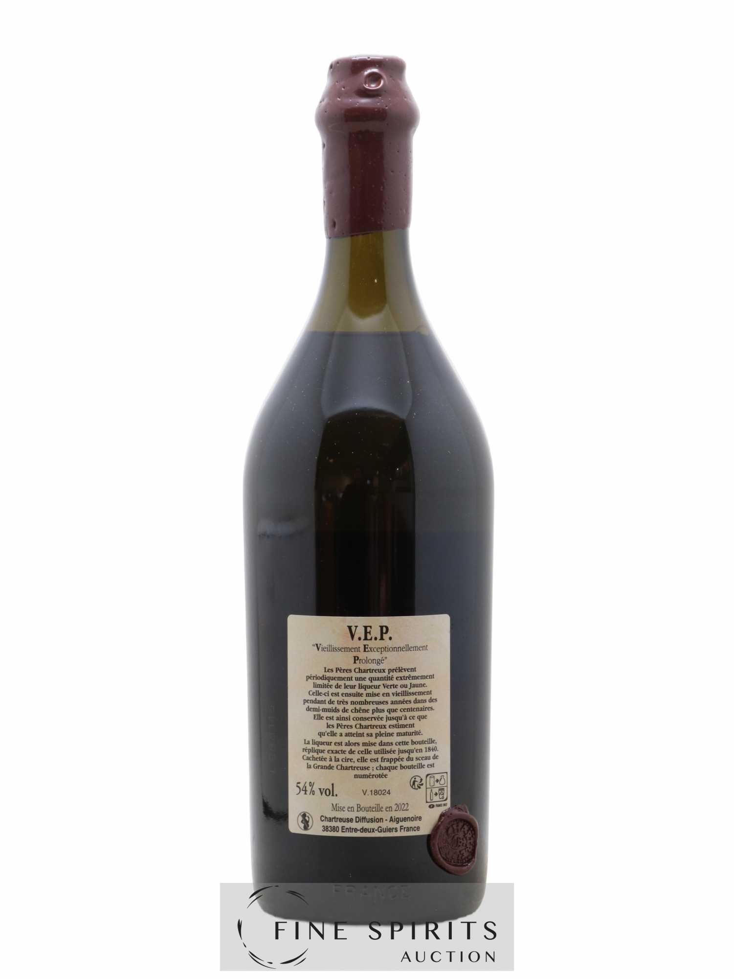 Chartreuse Of. Verte V.E.P. Mise 2022 - Lot de 1 bouteille - 2