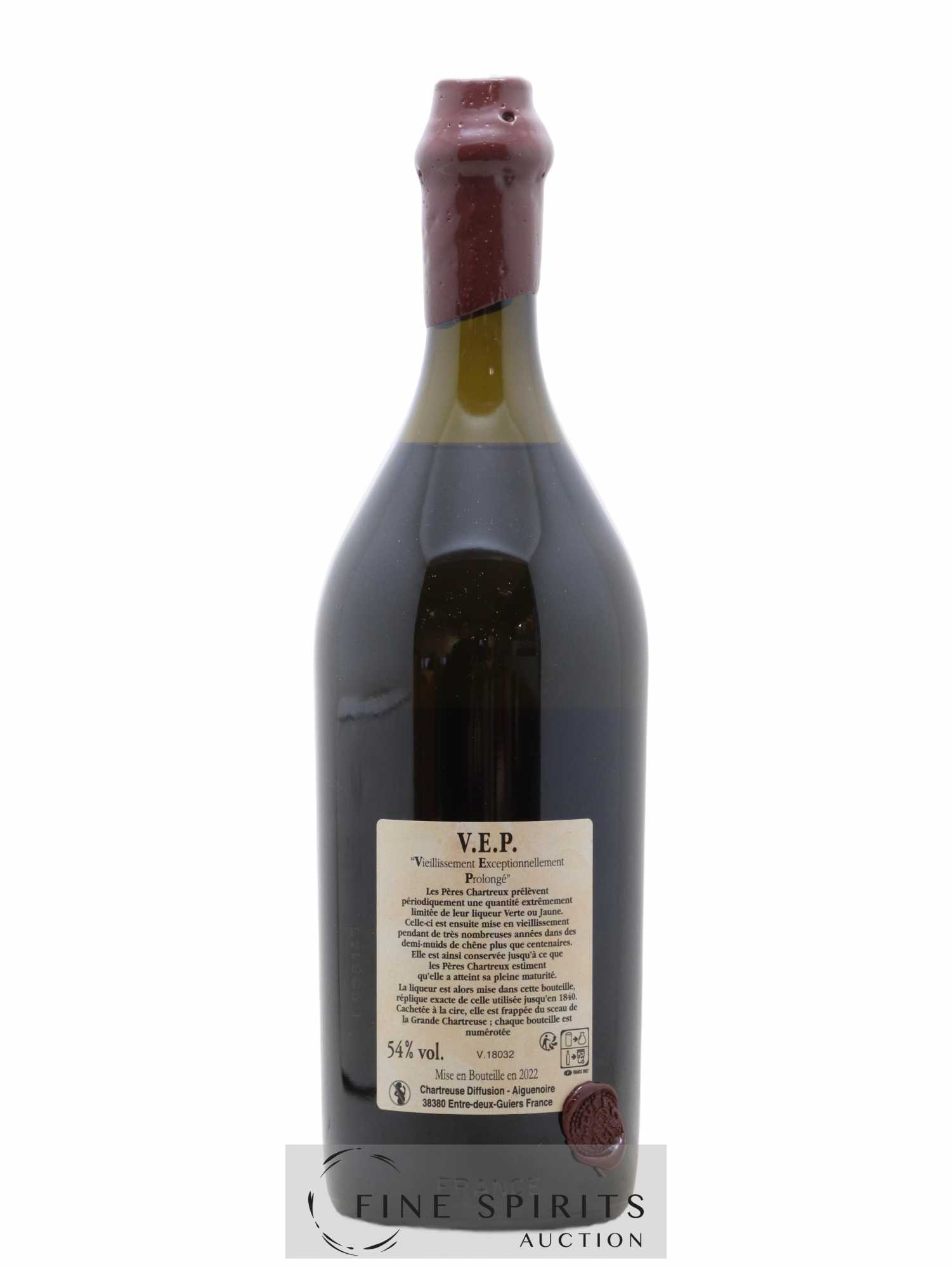 Chartreuse Of. Verte V.E.P. Mise 2022 - Lot de 1 bouteille - 2