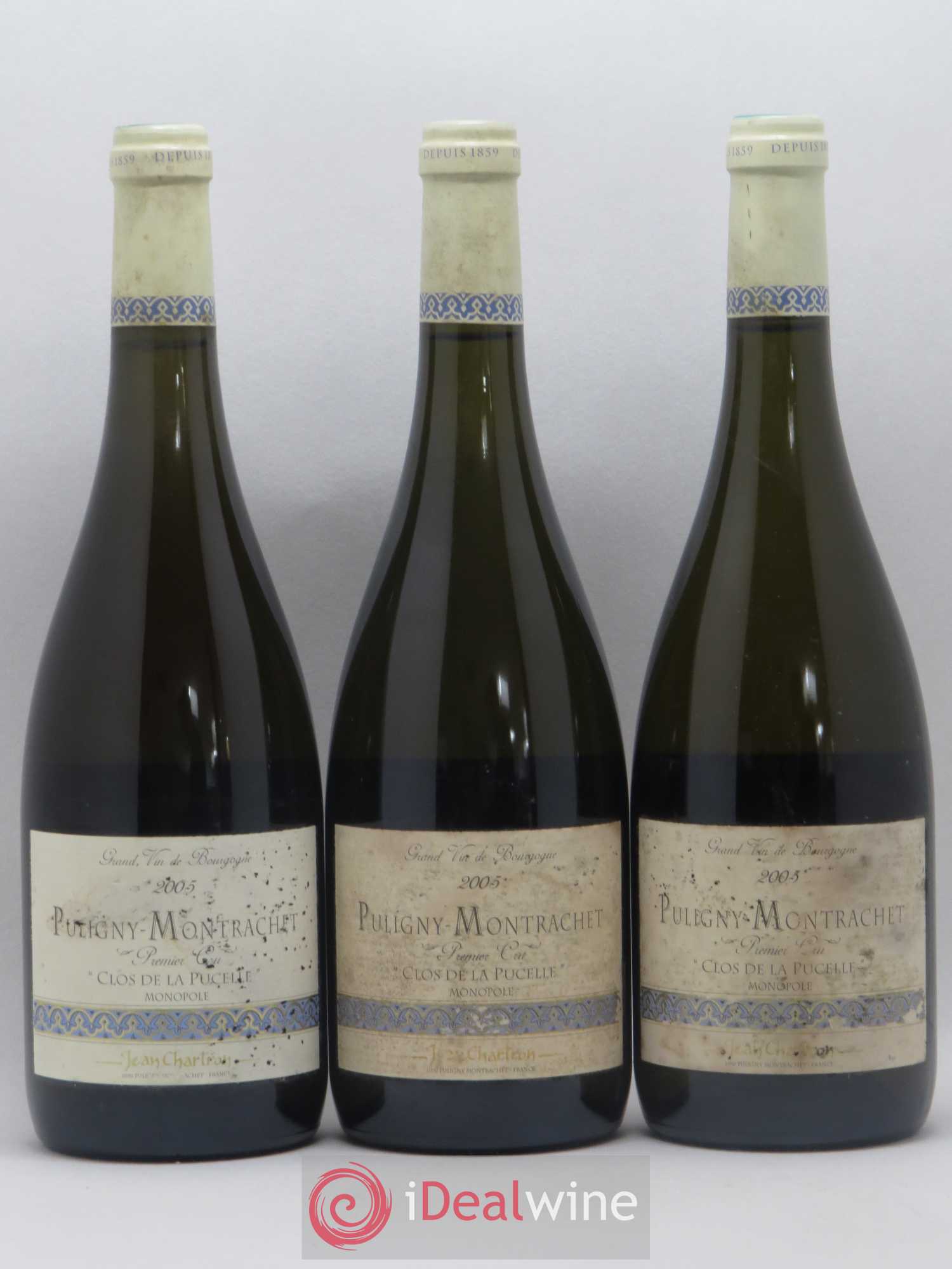 Puligny-Montrachet 1er Cru Clos de la Pucelle Jean Chartron (Domaine) 2005 - Lot de 3 bouteilles - 0
