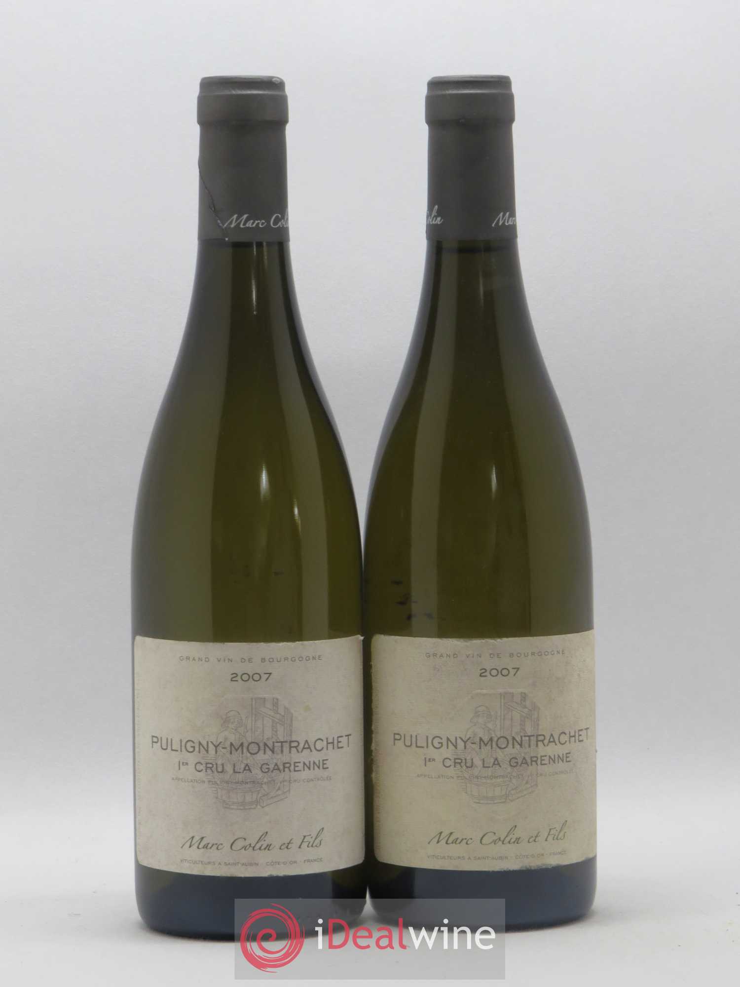 Puligny-Montrachet 1er Cru La Garenne Marc Colin & Fils 2007 - Lot de 2 bouteilles - 0