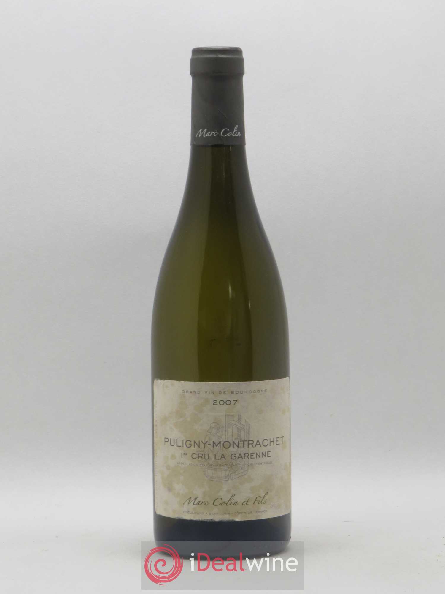 Puligny-Montrachet 1er Cru La Garenne Marc Colin & Fils 2007 - Lot de 1 bouteille - 0