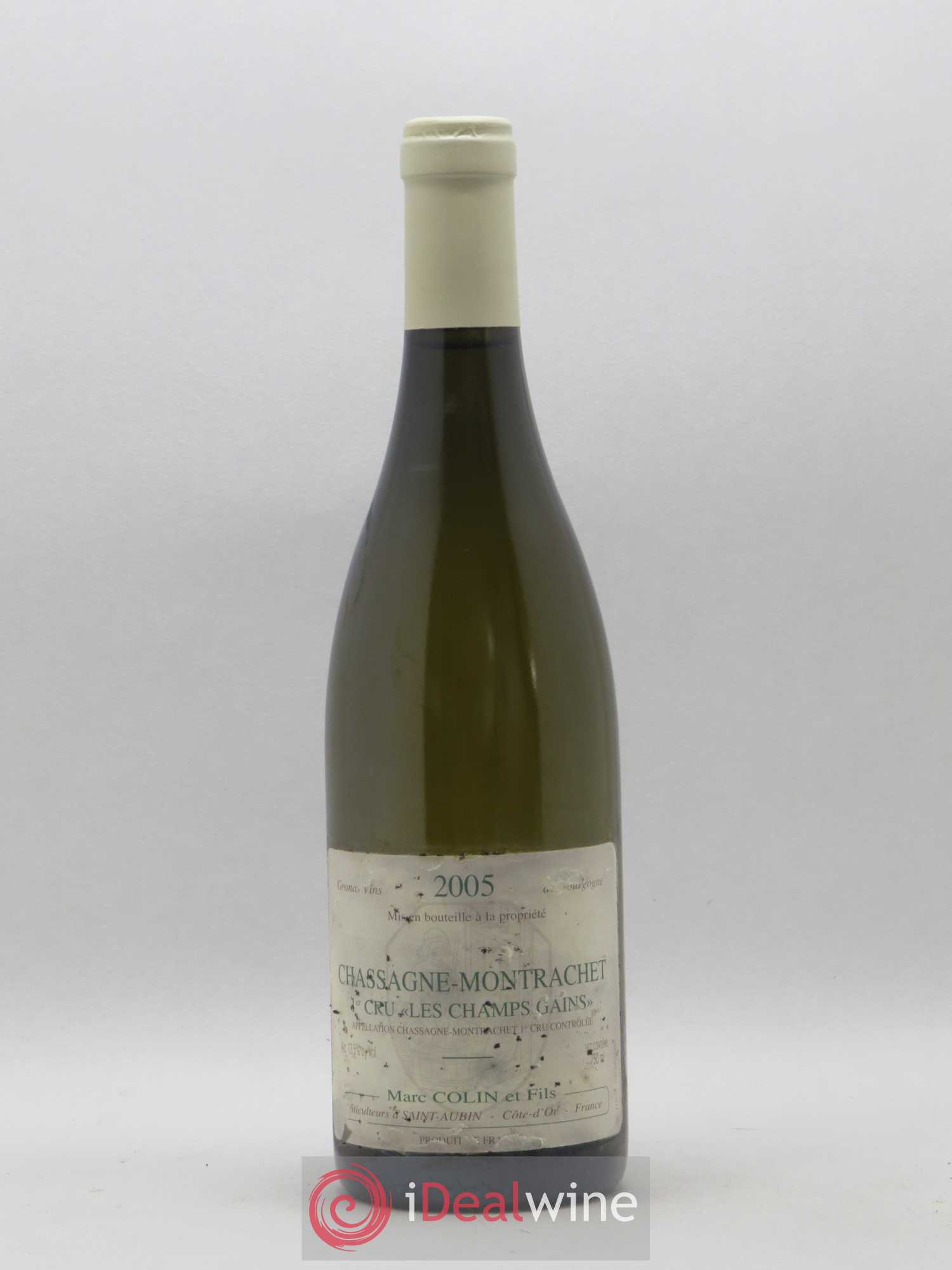 Chassagne-Montrachet 1er Cru Les Champs-Gains Marc Colin & Fils 2005 - Lot de 1 bouteille - 0