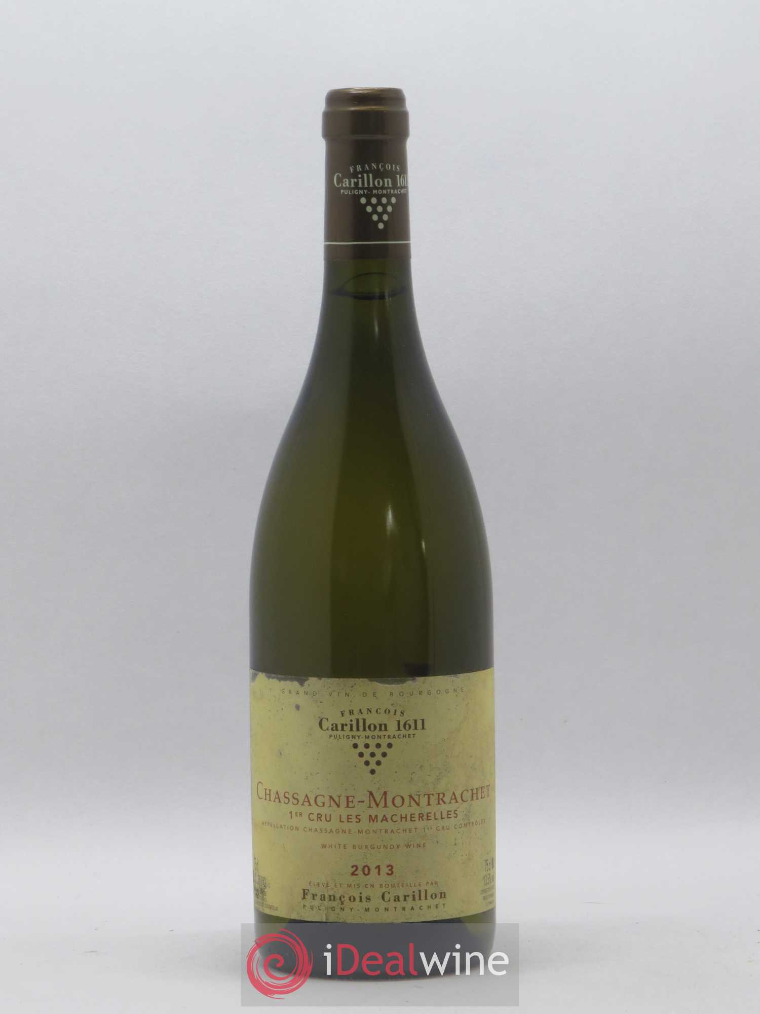 Chassagne-Montrachet 1er Cru Les Macherelles François Carillon 2013 - Posten von 1 Flasche - 0