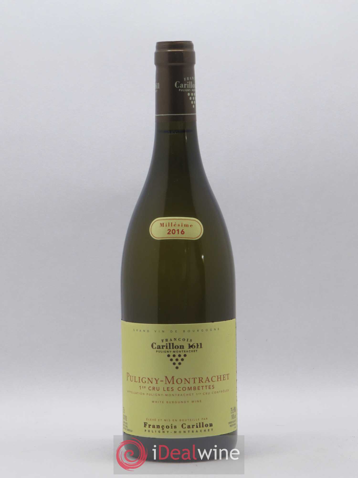 Puligny-Montrachet 1er Cru Les Combettes François Carillon 2016 - Lot de 1 bouteille - 0