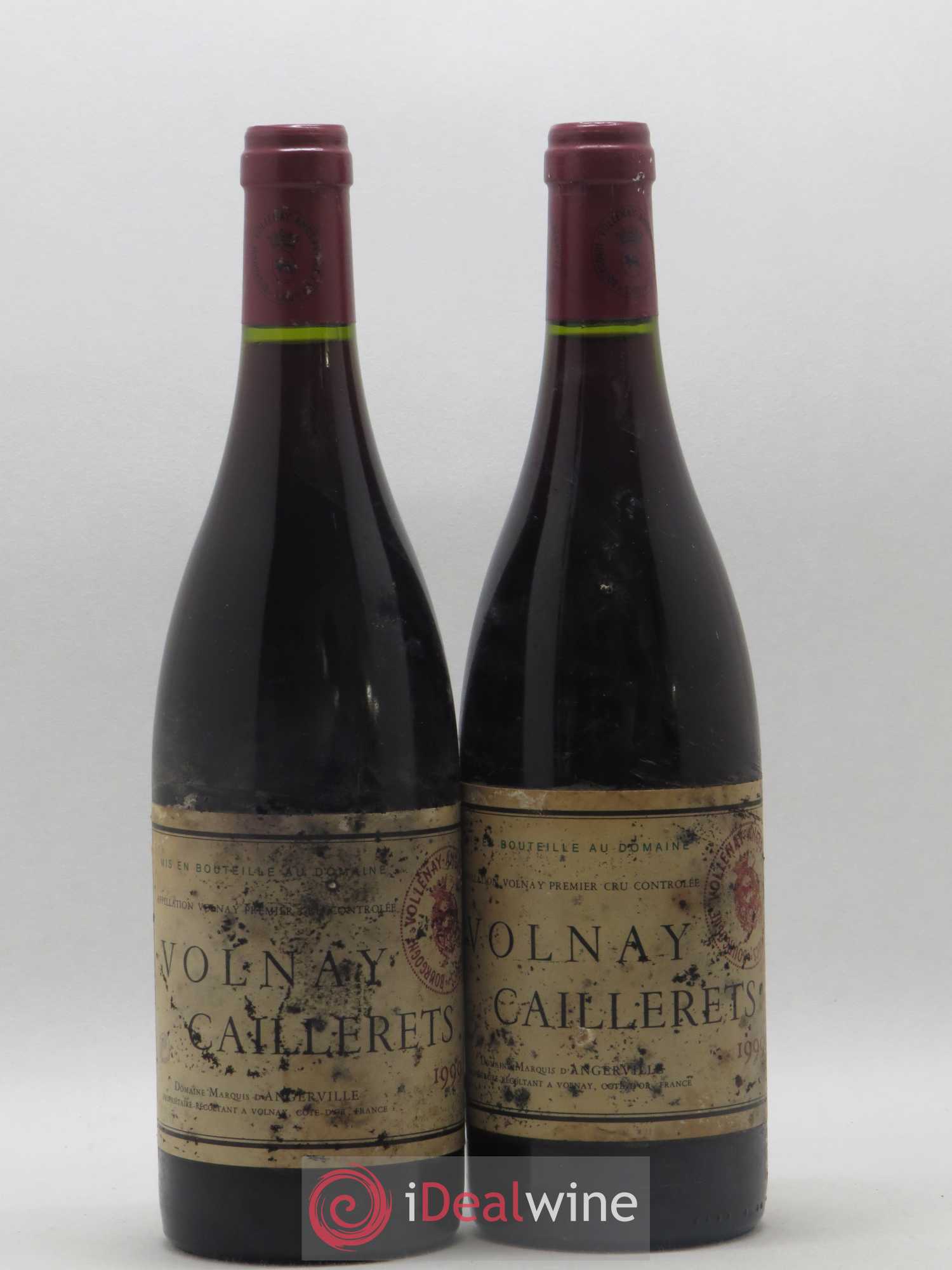 Volnay 1er Cru Caillerets Marquis d'Angerville (Domaine) 1999 - Lot de 2 bouteilles - 0