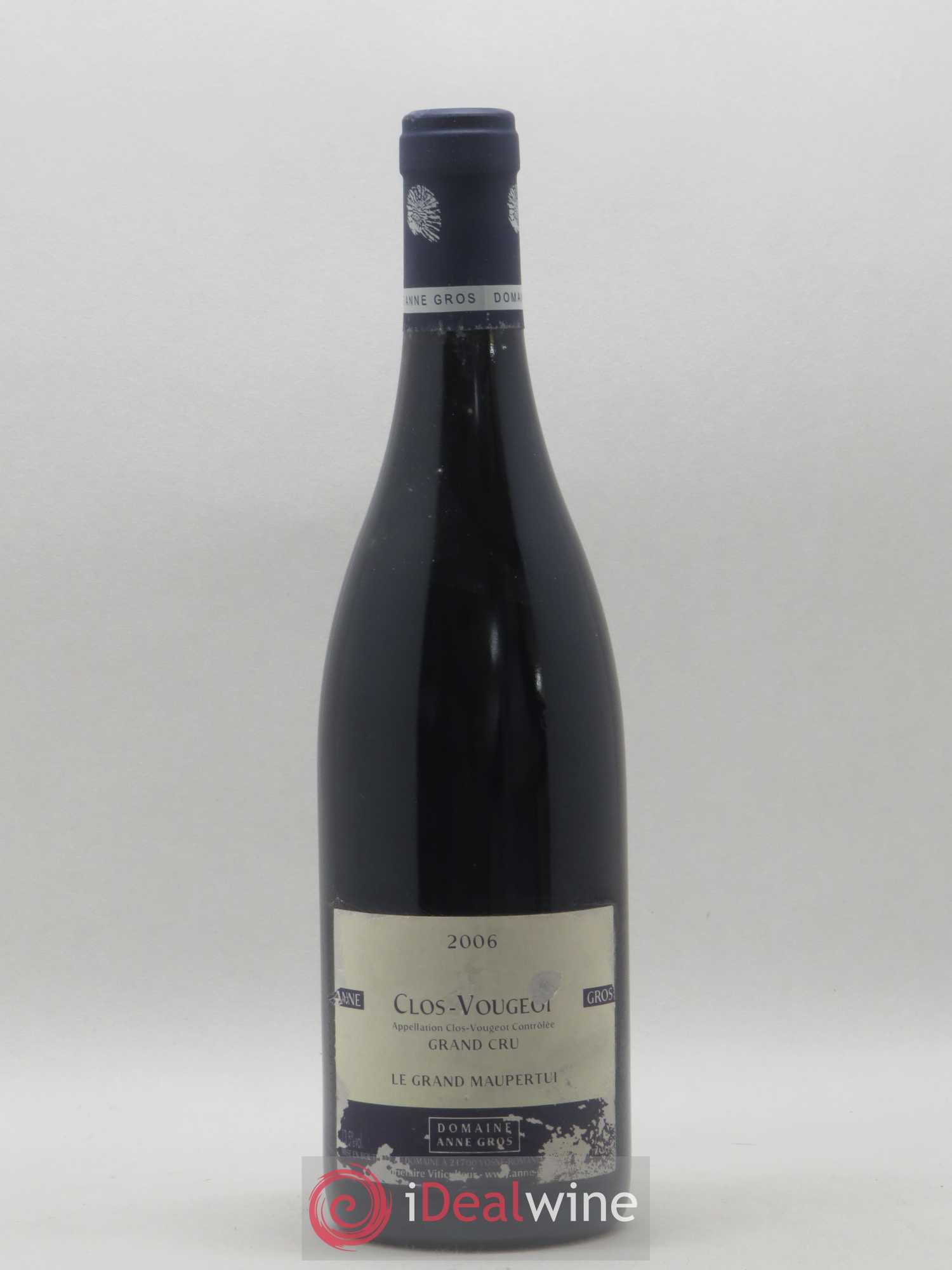 Clos de Vougeot Grand Cru Le Grand Maupertui Anne Gros 2006 - Lot de 1 bouteille - 0