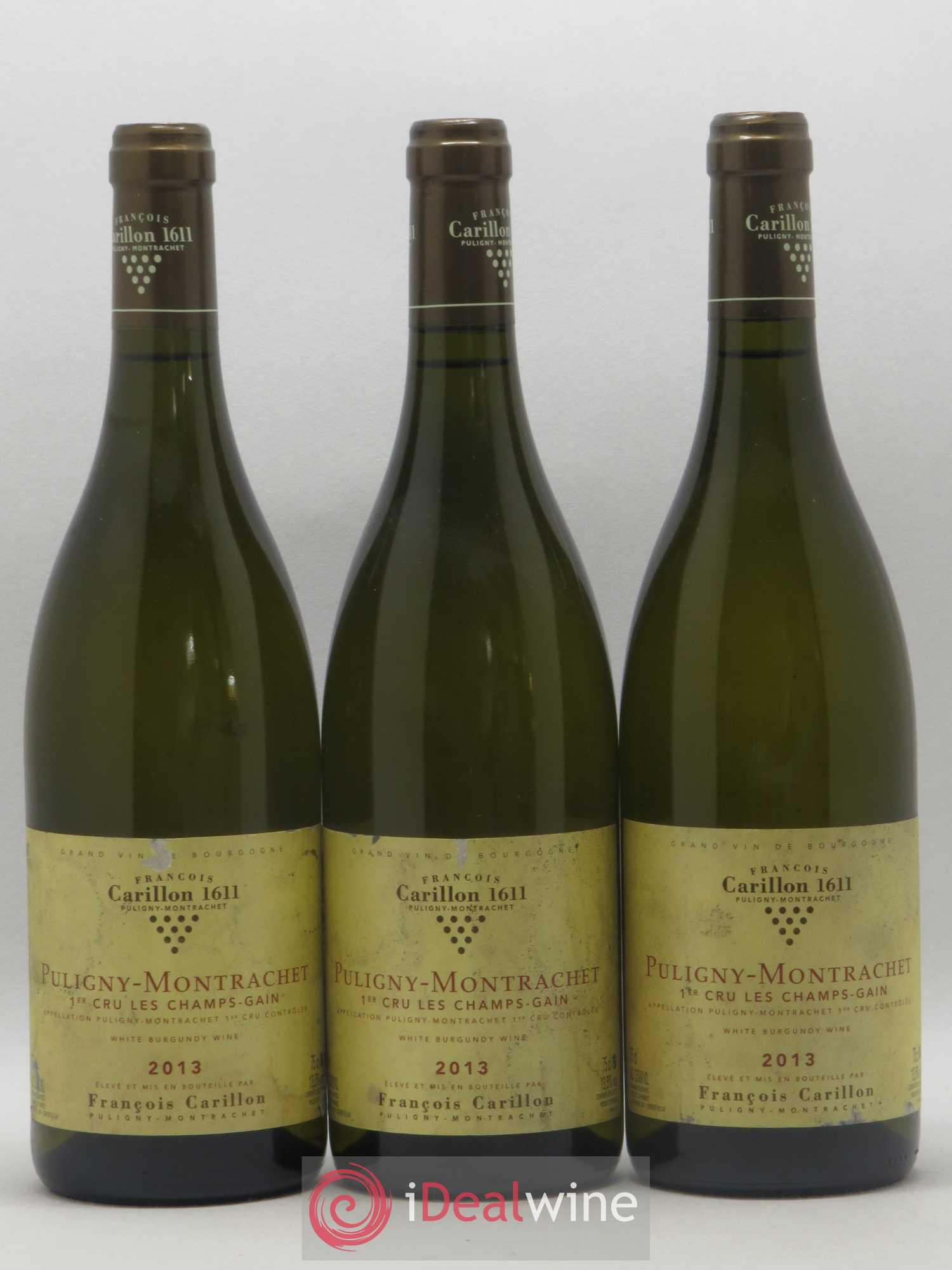 Puligny-Montrachet 1er Cru Champ-Gain François Carillon 2013 - Lotto di 3 bottiglie - 0