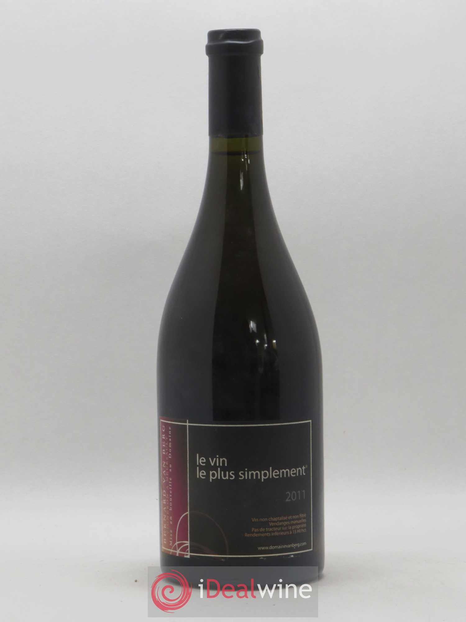 Bourgogne Grand Ordinaire Les Gamets Rosé Bernard Van Berg 2011 - Posten von 1 Flasche - 0