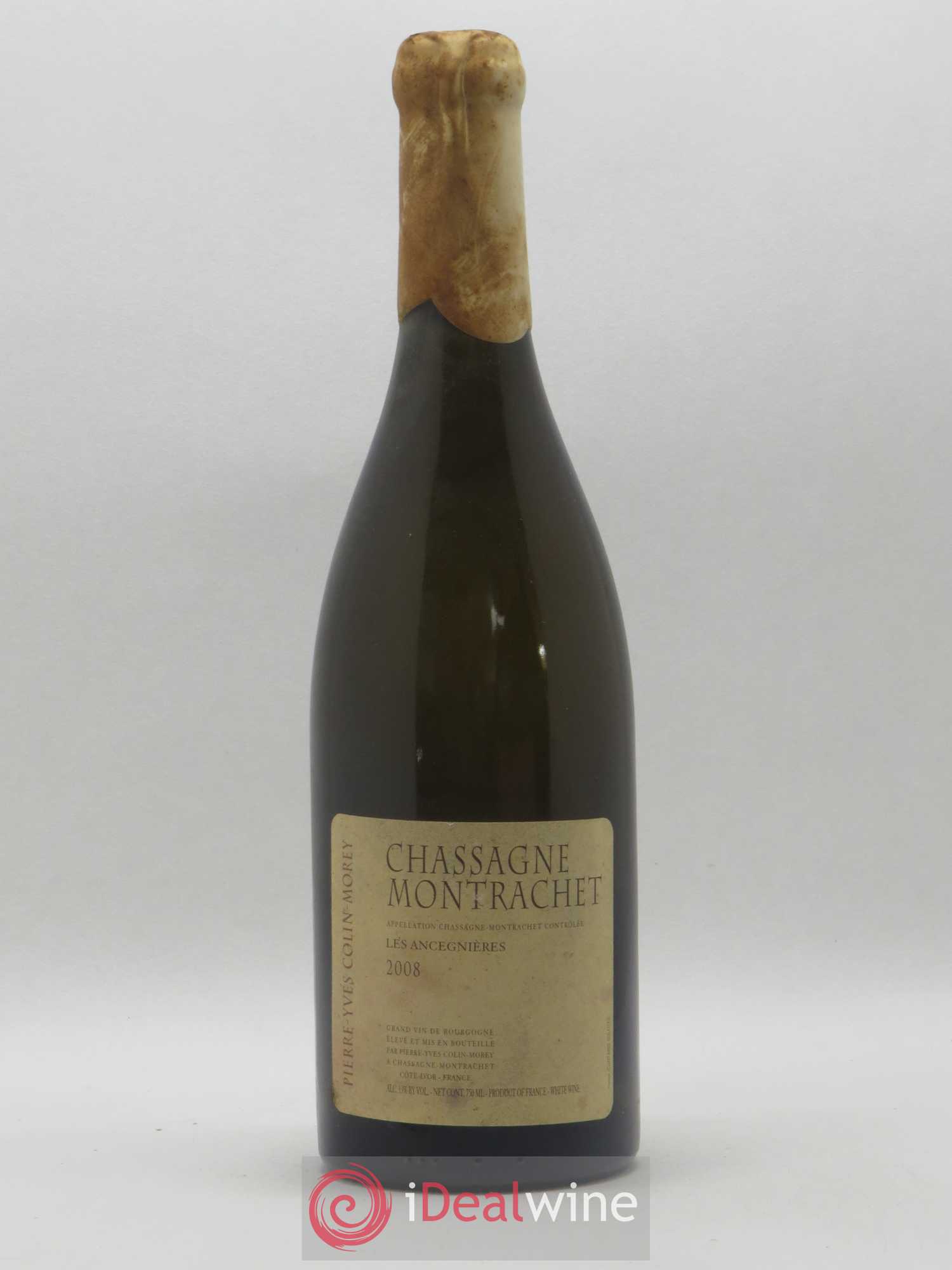 Chassagne-Montrachet Les Ancégnières Pierre-Yves Colin Morey 2008 - Lot de 1 bouteille - 0