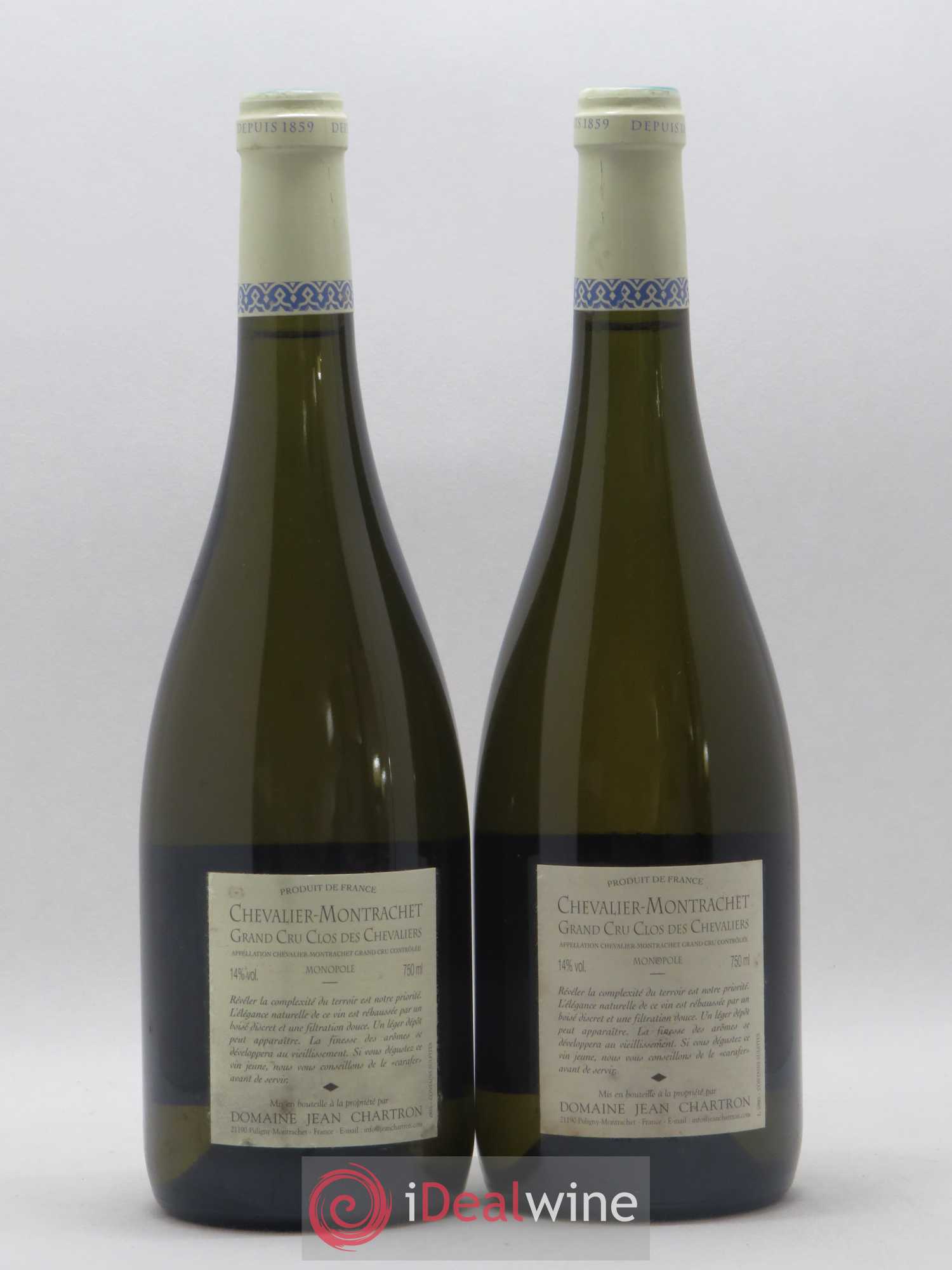 Chevalier-Montrachet Grand Cru Clos des Chevaliers Jean Chartron (Domaine) 2005 - Lot de 2 bouteilles - 1