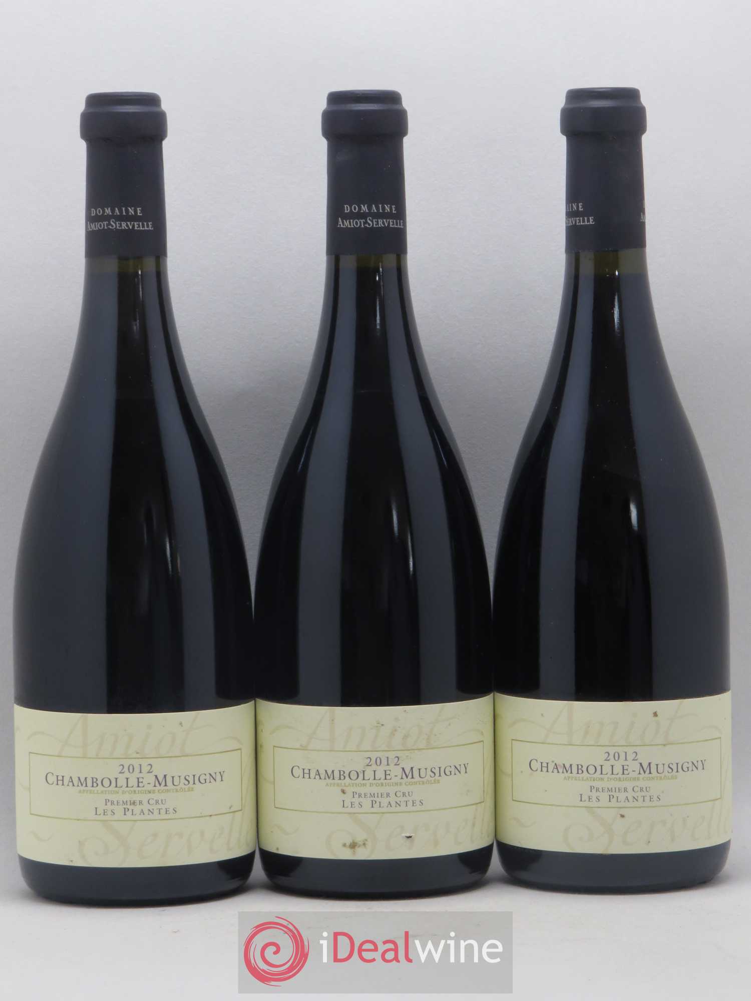 Chambolle-Musigny 1er Cru Les Plantes Amiot-Servelle 2012 - Lot de 3 bouteilles - 0