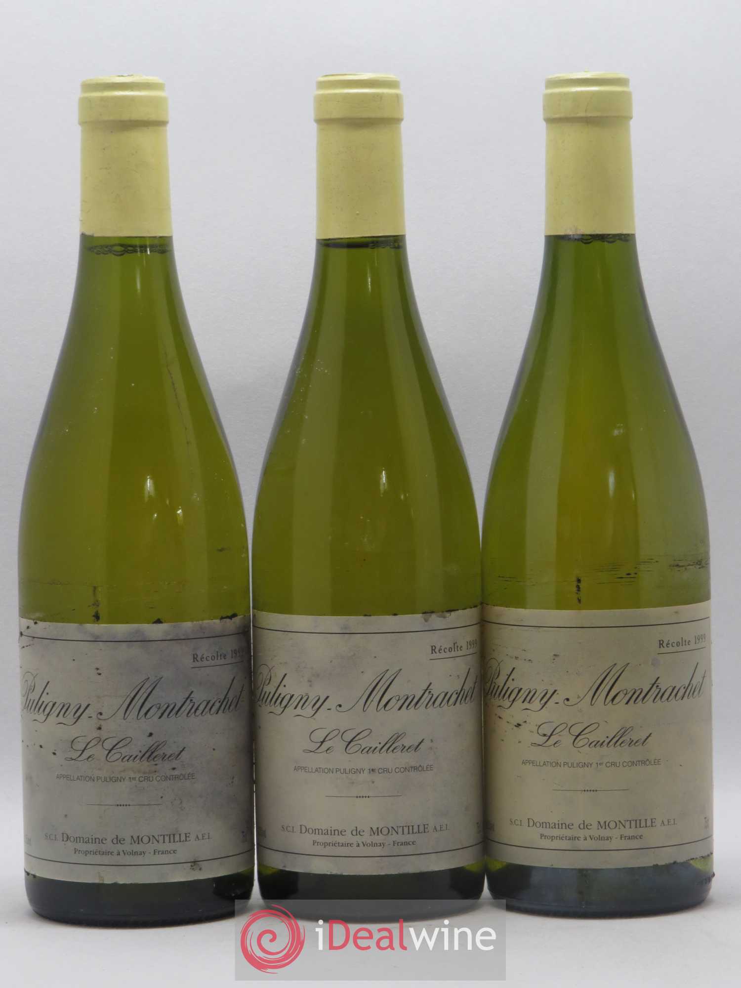 Puligny-Montrachet 1er Cru Le Cailleret De Montille (Domaine) 1999 - Lot de 3 bouteilles - 0