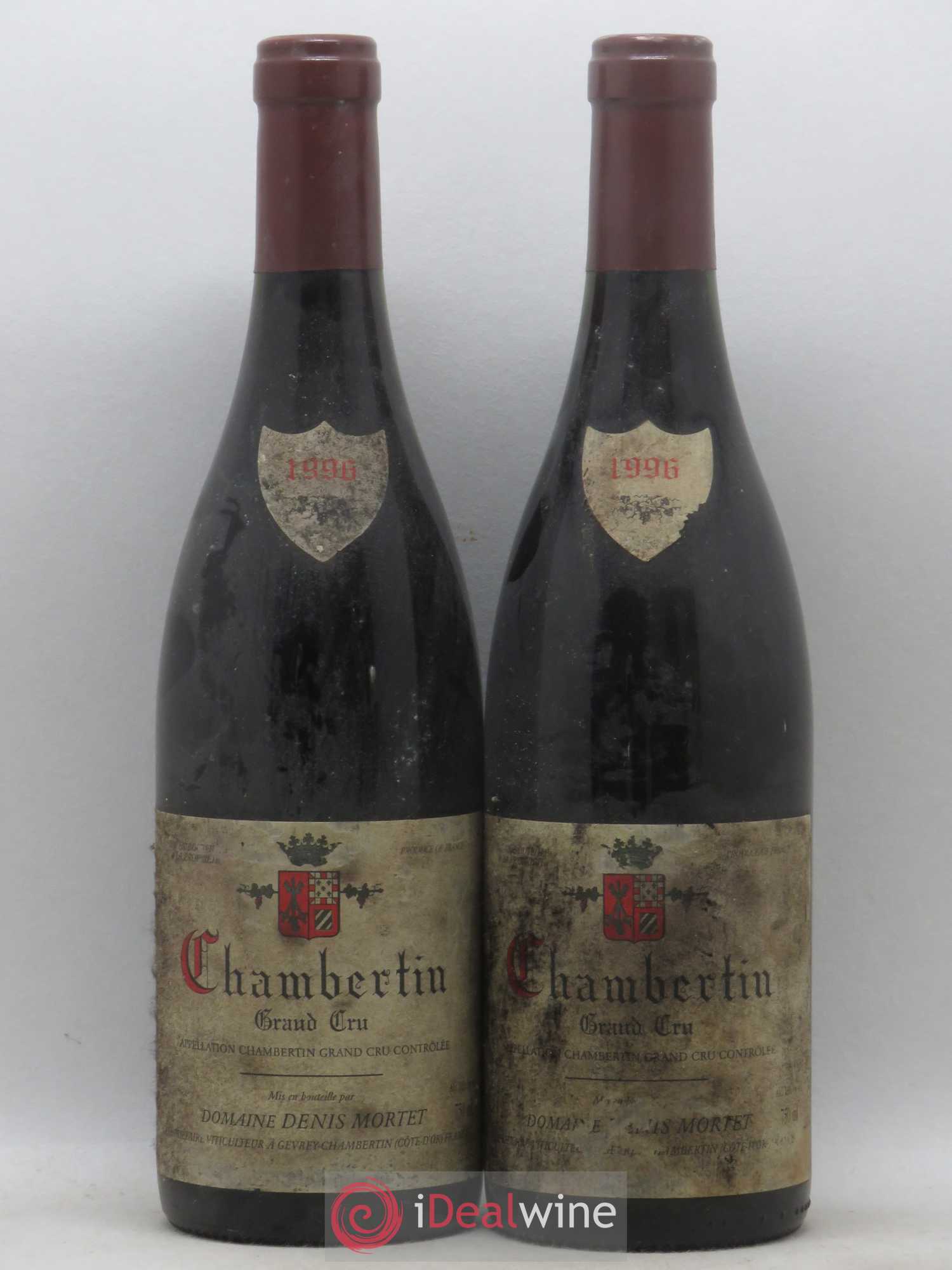 Chambertin Grand Cru Denis Mortet (Domaine) 1996 - Lot de 2 bouteilles - 0