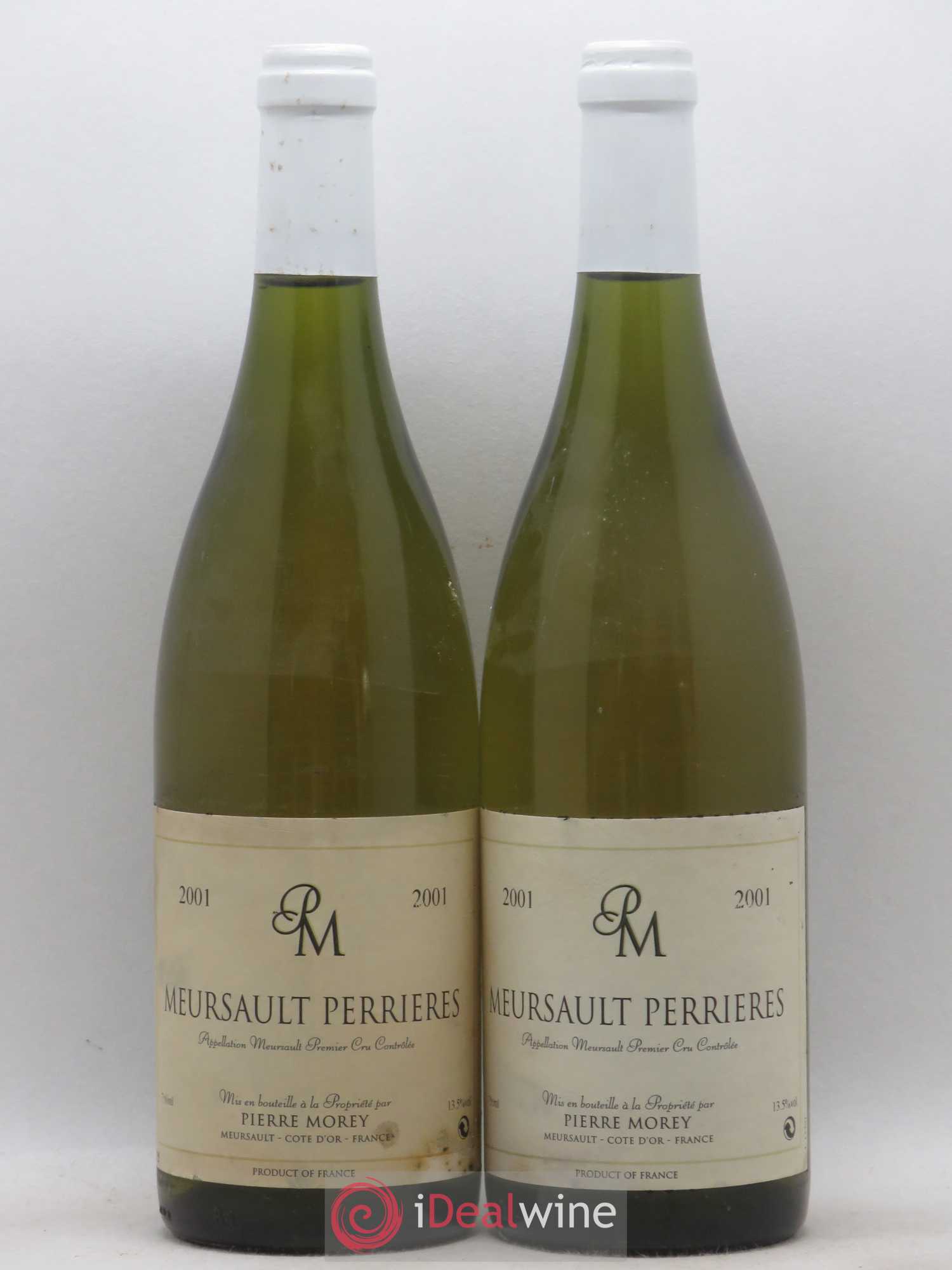 Meursault 1er Cru Perrières Pierre Morey (Domaine) 2001 - Lot de 2 bouteilles - 0