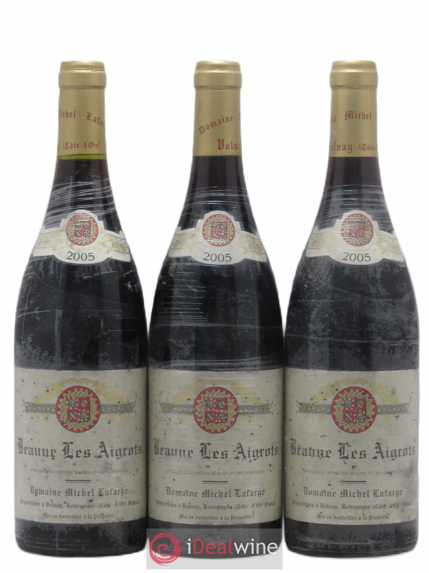 Beaune 1er Cru Les Aigrots Lafarge (Domaine) 2005 - Lot de 3 bouteilles - 0