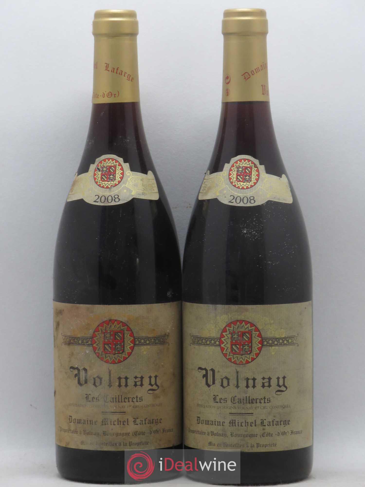 Volnay 1er Cru Les Caillerets Lafarge (Domaine) 2008 - Lot de 2 bouteilles - 0