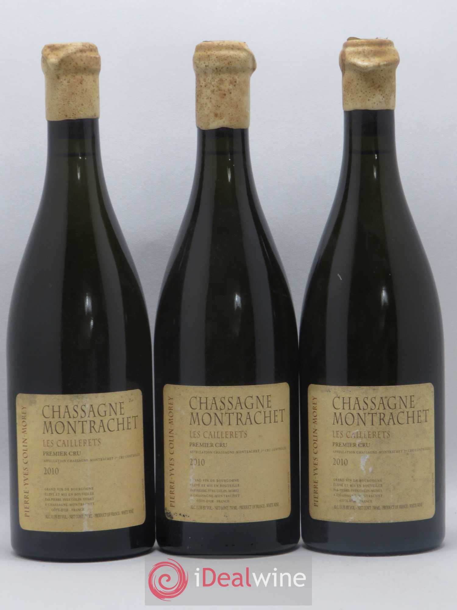 Chassagne-Montrachet 1er Cru Les Caillerets Pierre-Yves Colin Morey 2010 - Lot de 3 bouteilles - 0