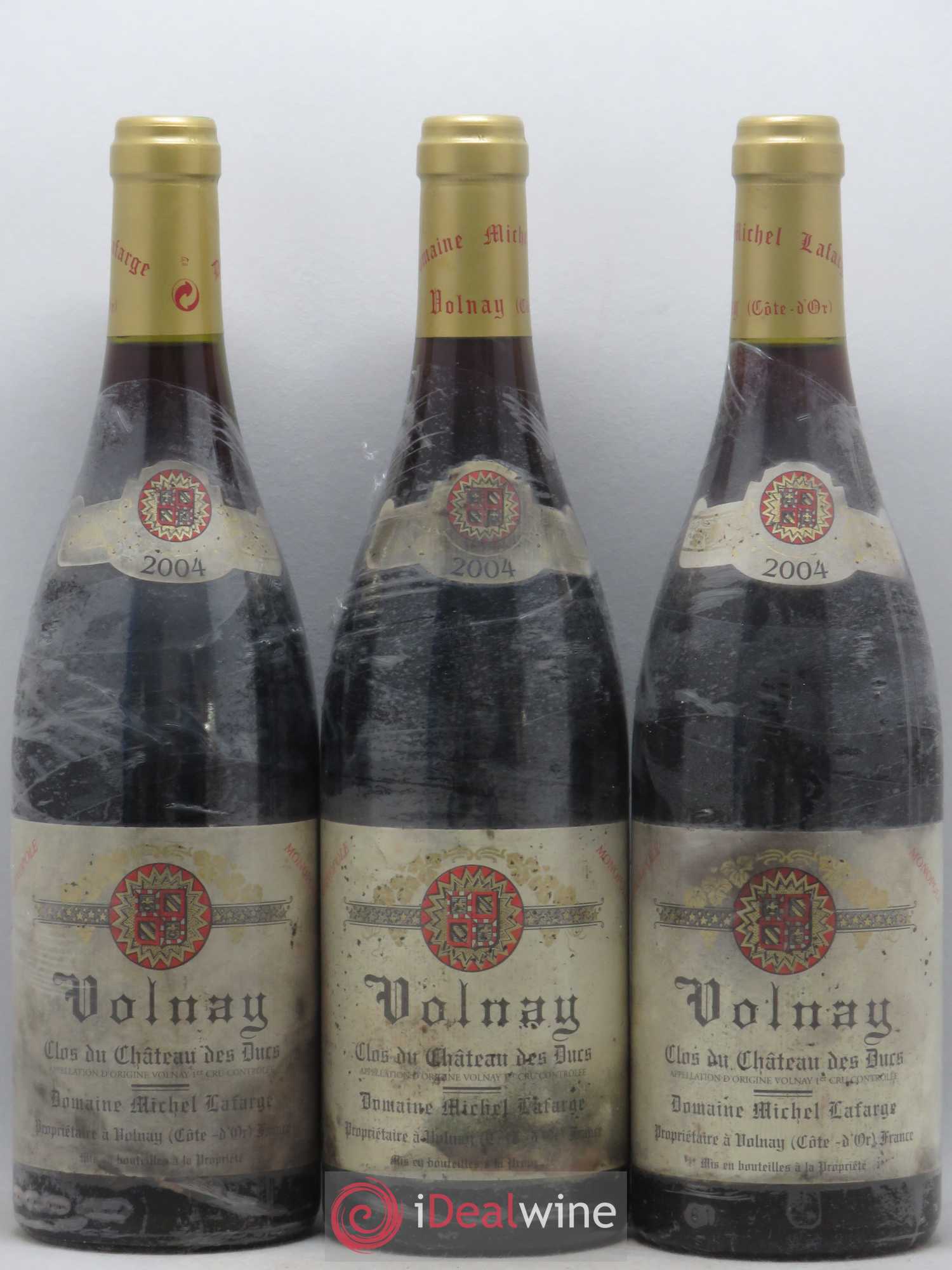 Volnay 1er Cru Clos du Château des Ducs Lafarge (Domaine) 2004 - Lot de 3 bouteilles - 0